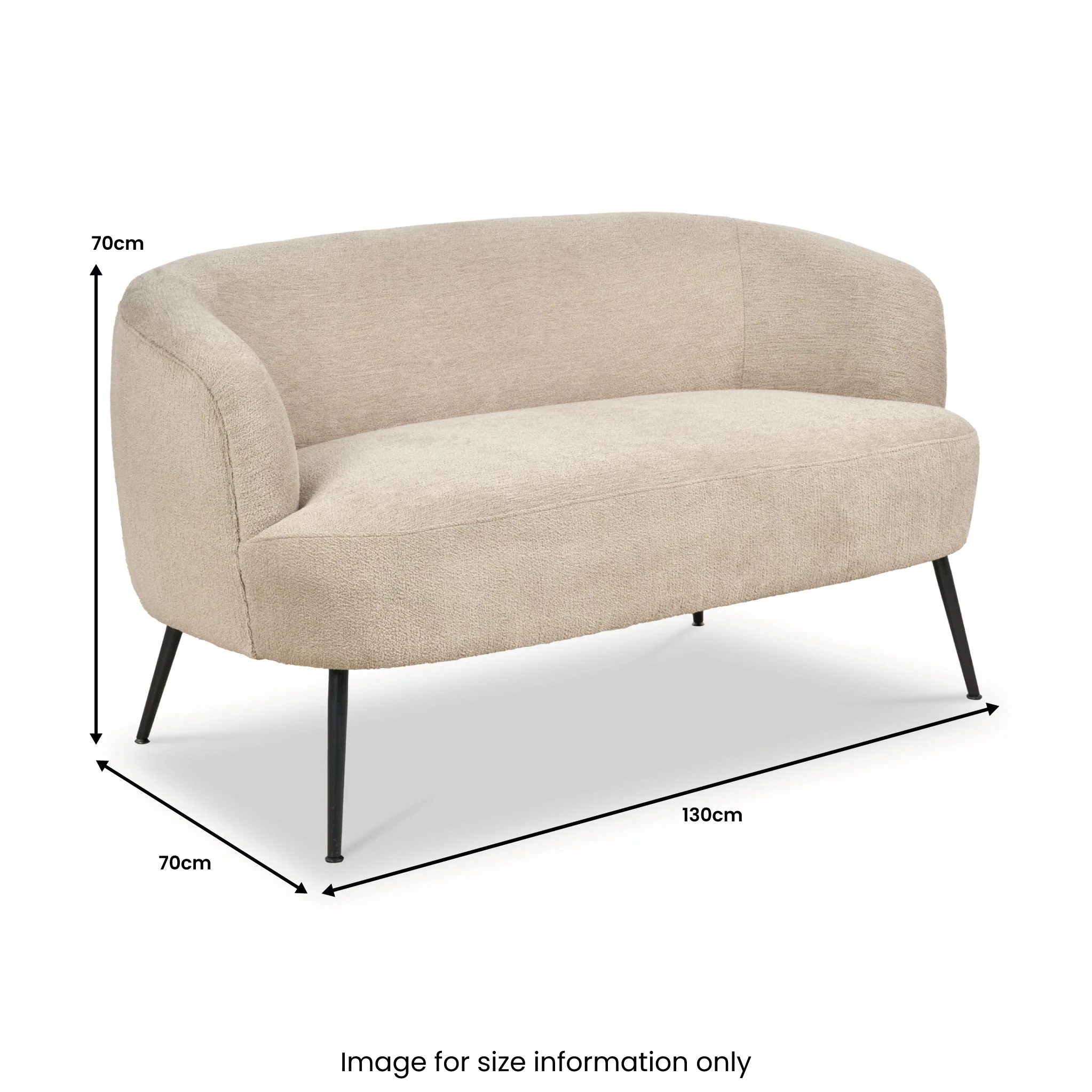 Aviana Teddy 2 Seater Sofa - Image 13