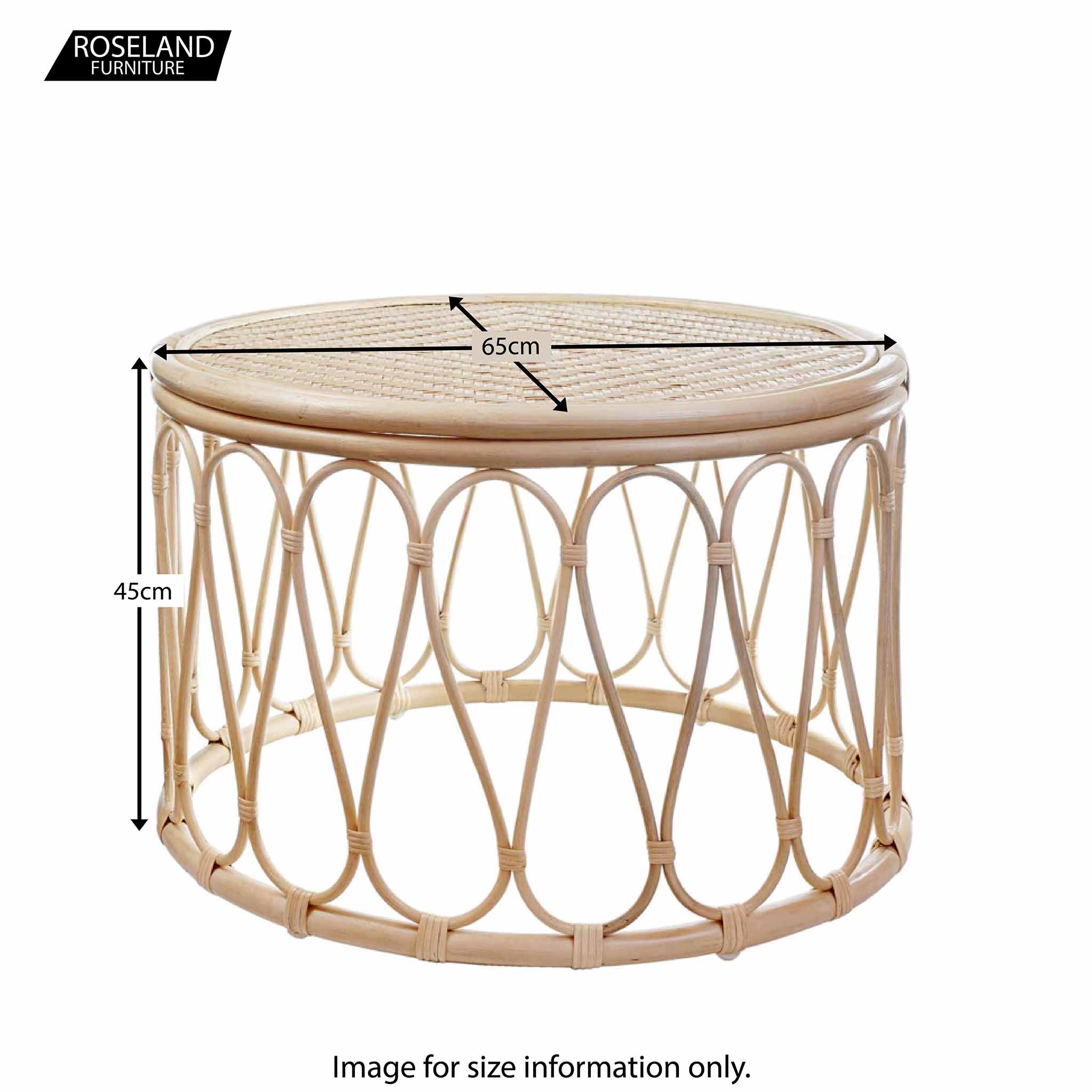 Azaki Rattan Coffee Table - Image 5