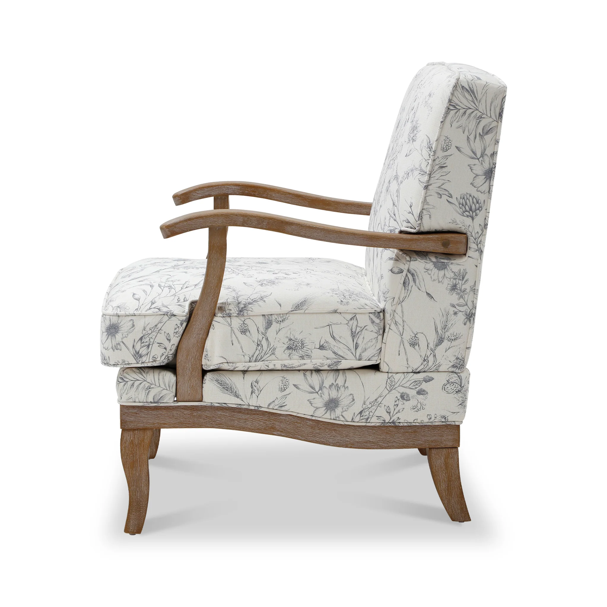 Bailey Meadow Print Accent Chair - Image 7
