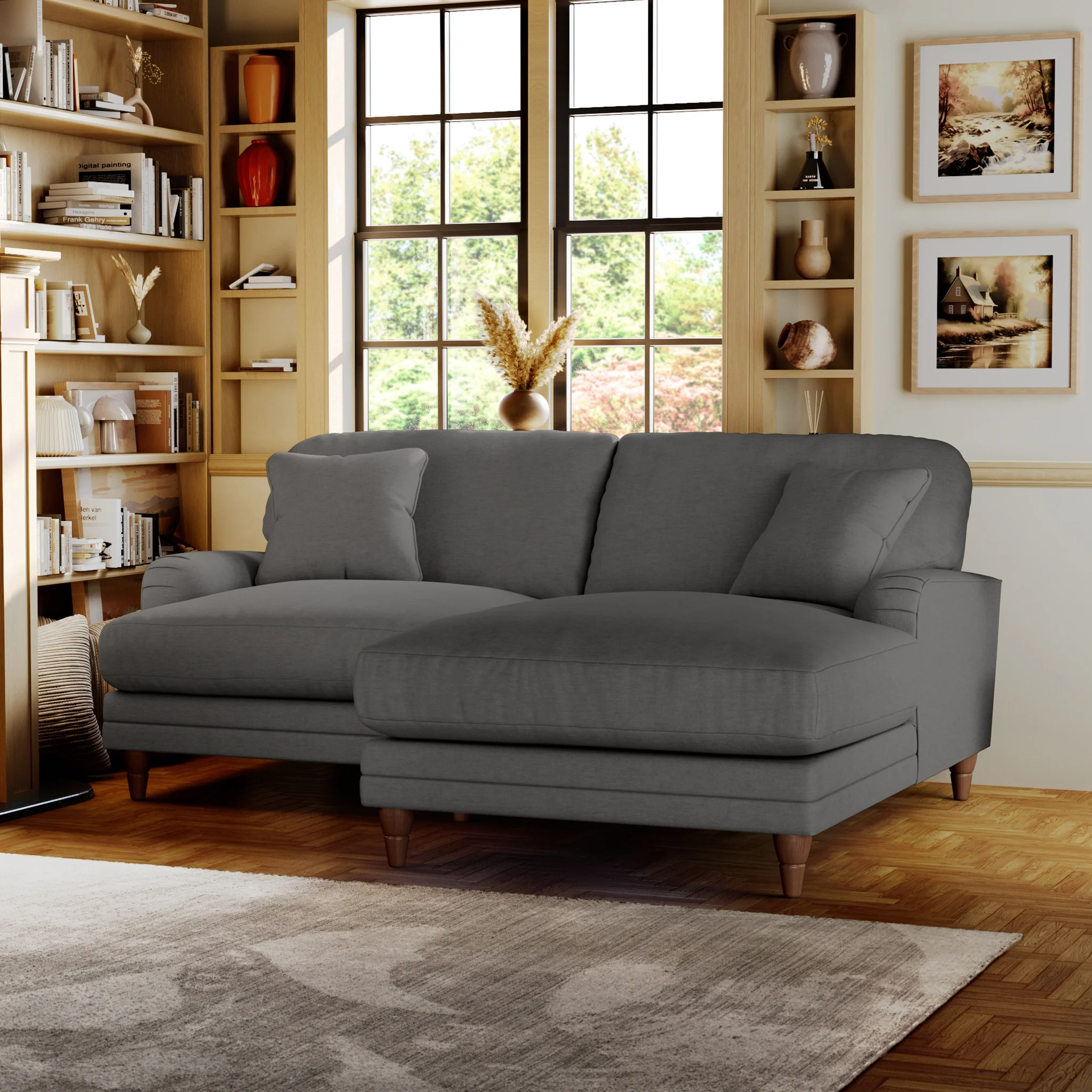 Bampton 3 Seater Chaise Sofa - Image 3