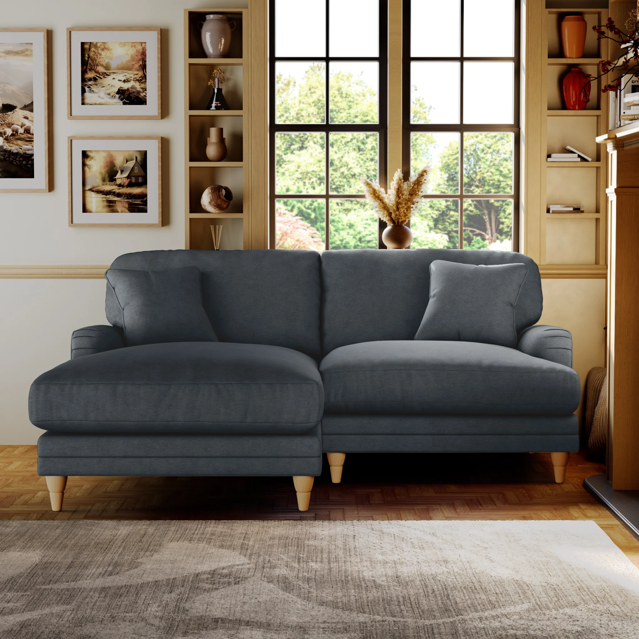 Bampton 3 Seater Chaise Sofa - Image 34