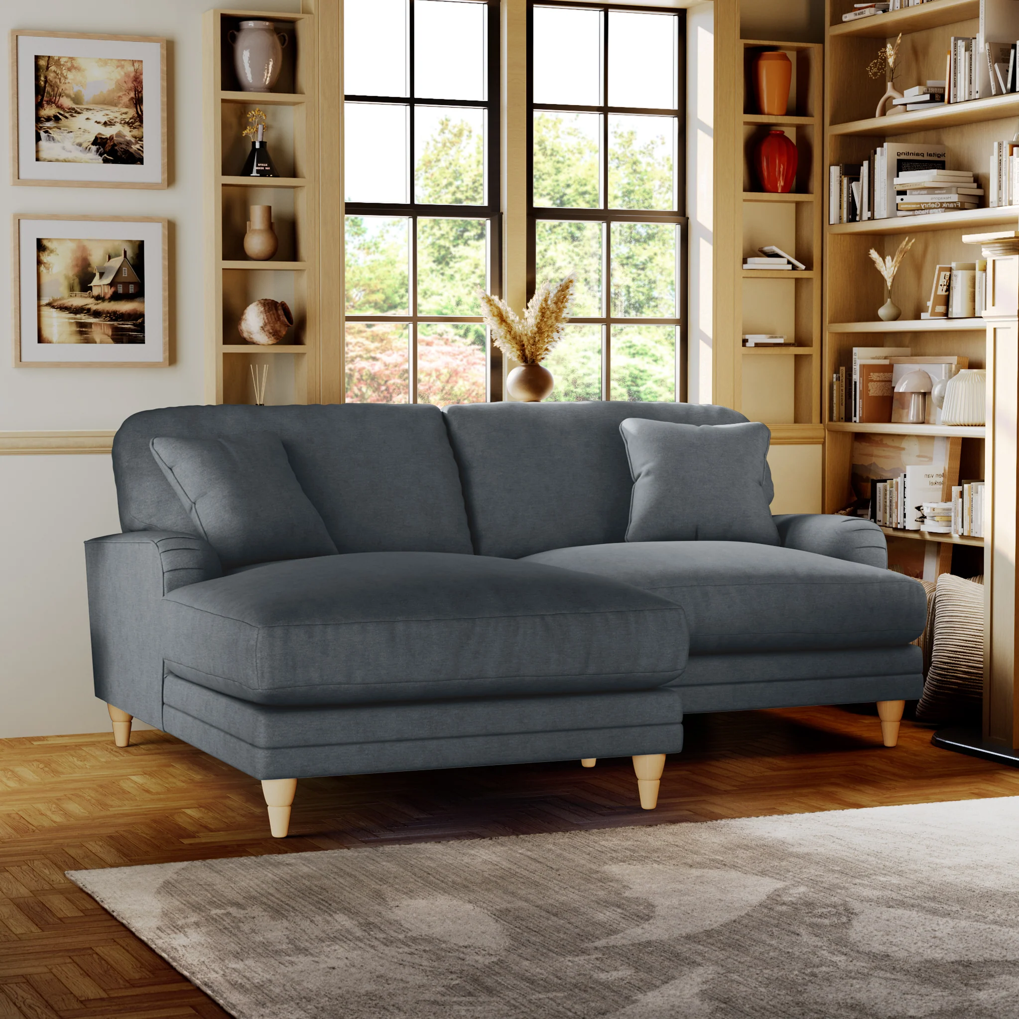 Bampton 3 Seater Chaise Sofa - Image 35
