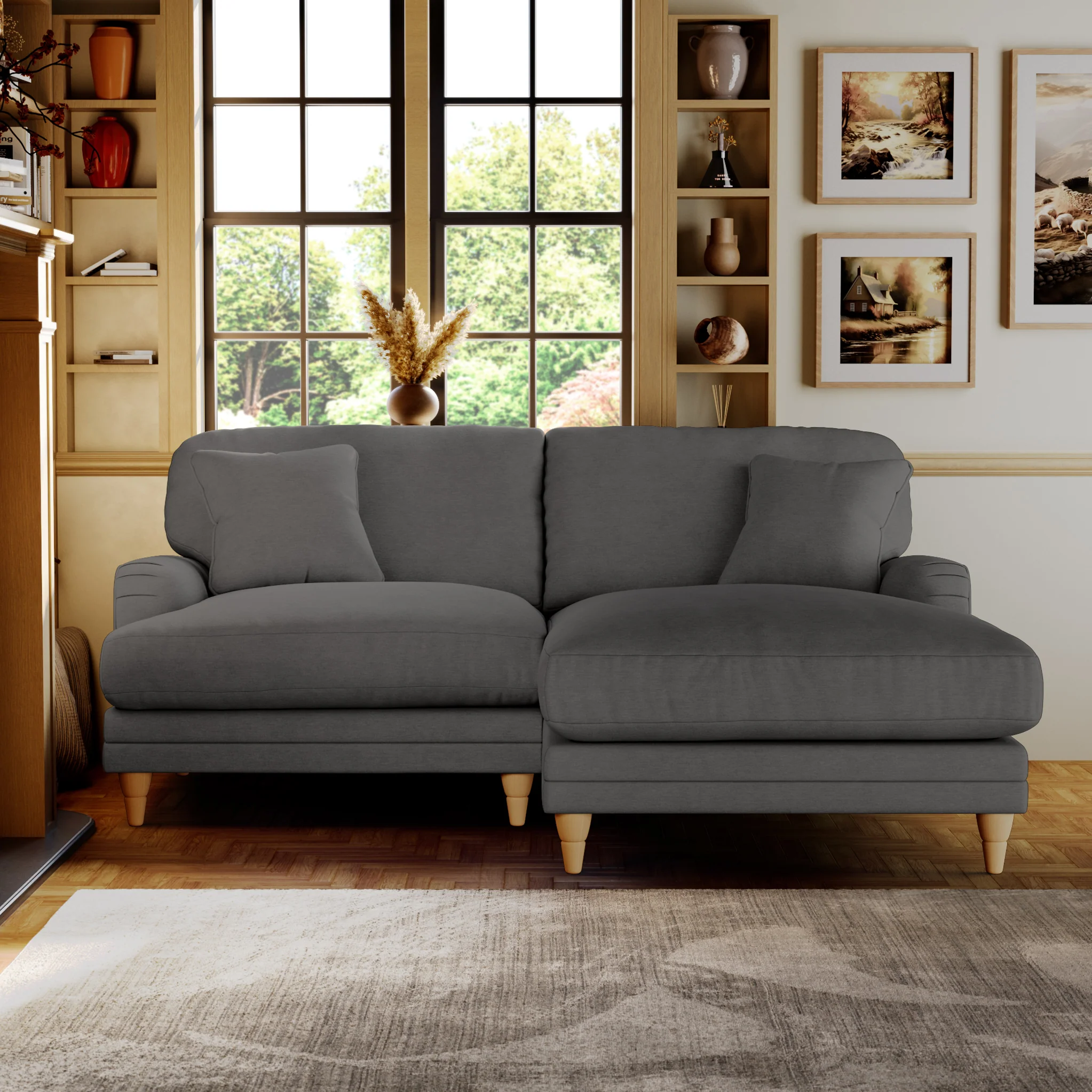 Bampton 3 Seater Chaise Sofa - Image 6