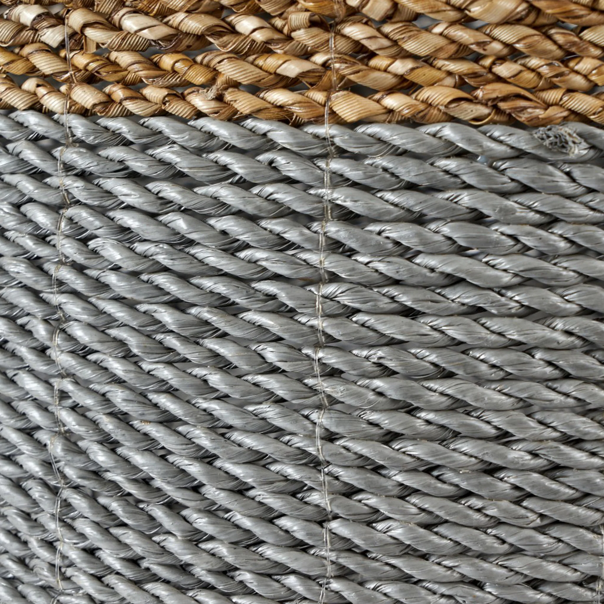 Banana Leaf Two Tone Baskets Set of 2 - Image 11
