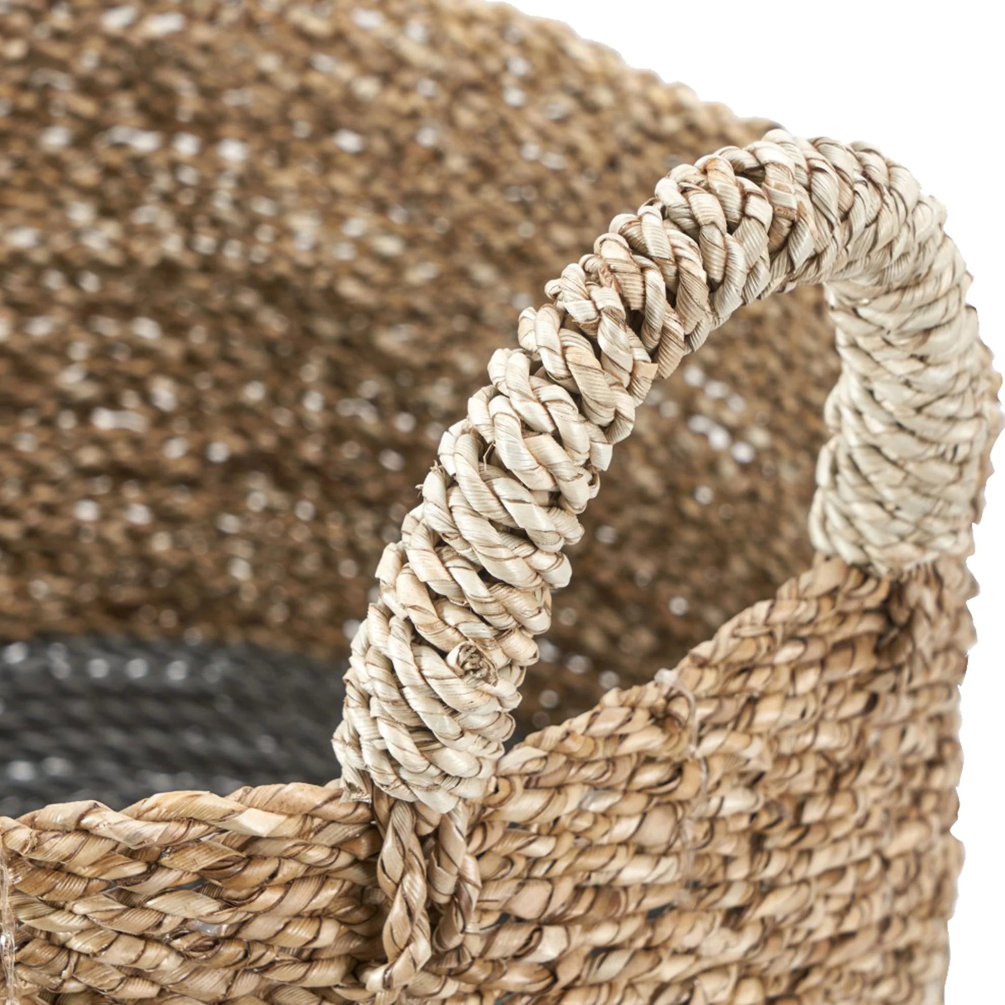 Banana Leaf Two Tone Baskets Set of 2 - Image 12