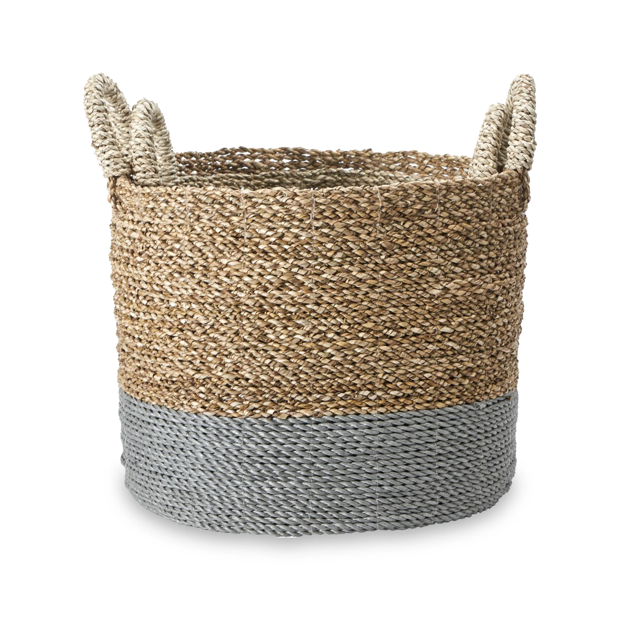 Banana Leaf Two Tone Baskets Set of 2 - Image 15