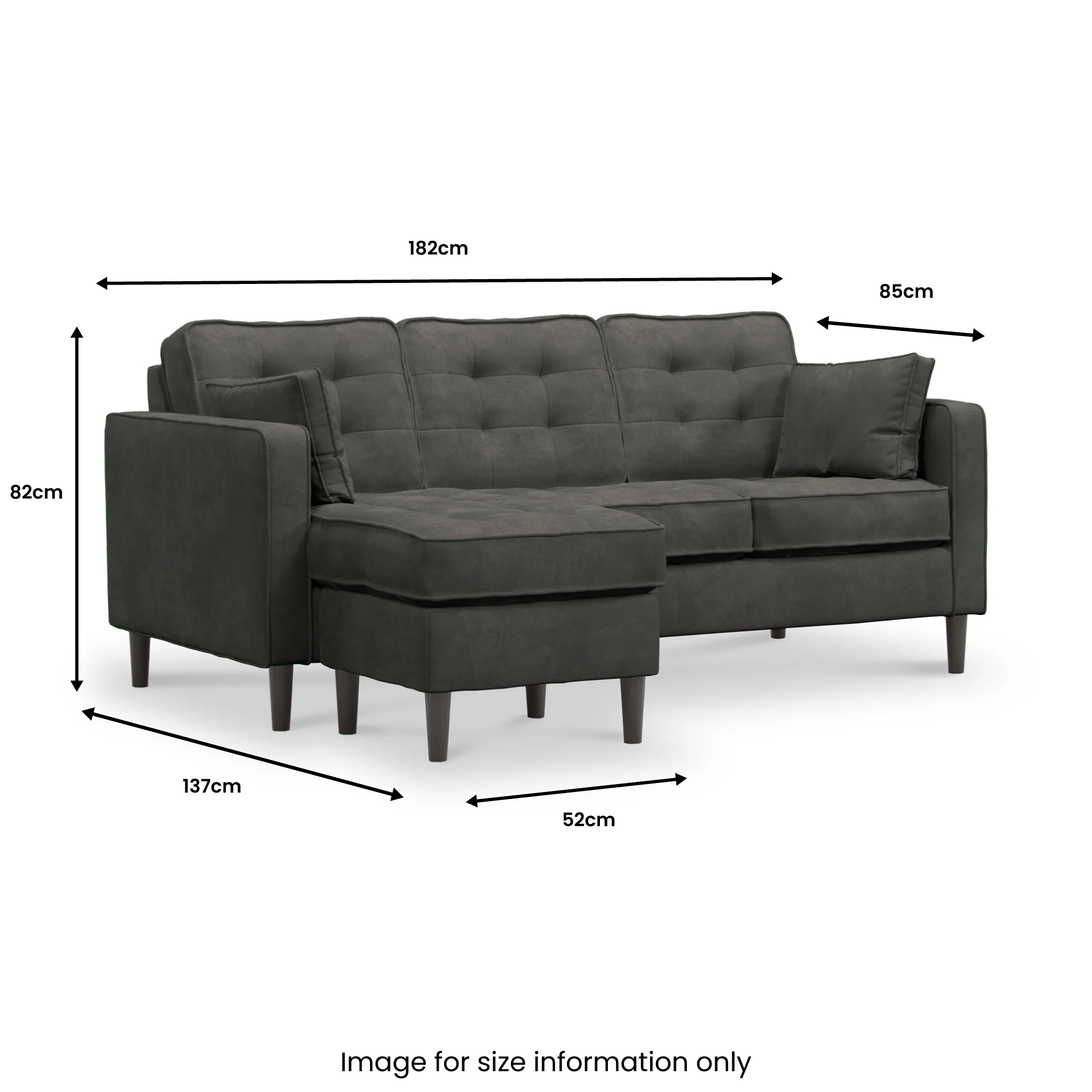 Barclay Reversible Chaise Sofa - Image 8
