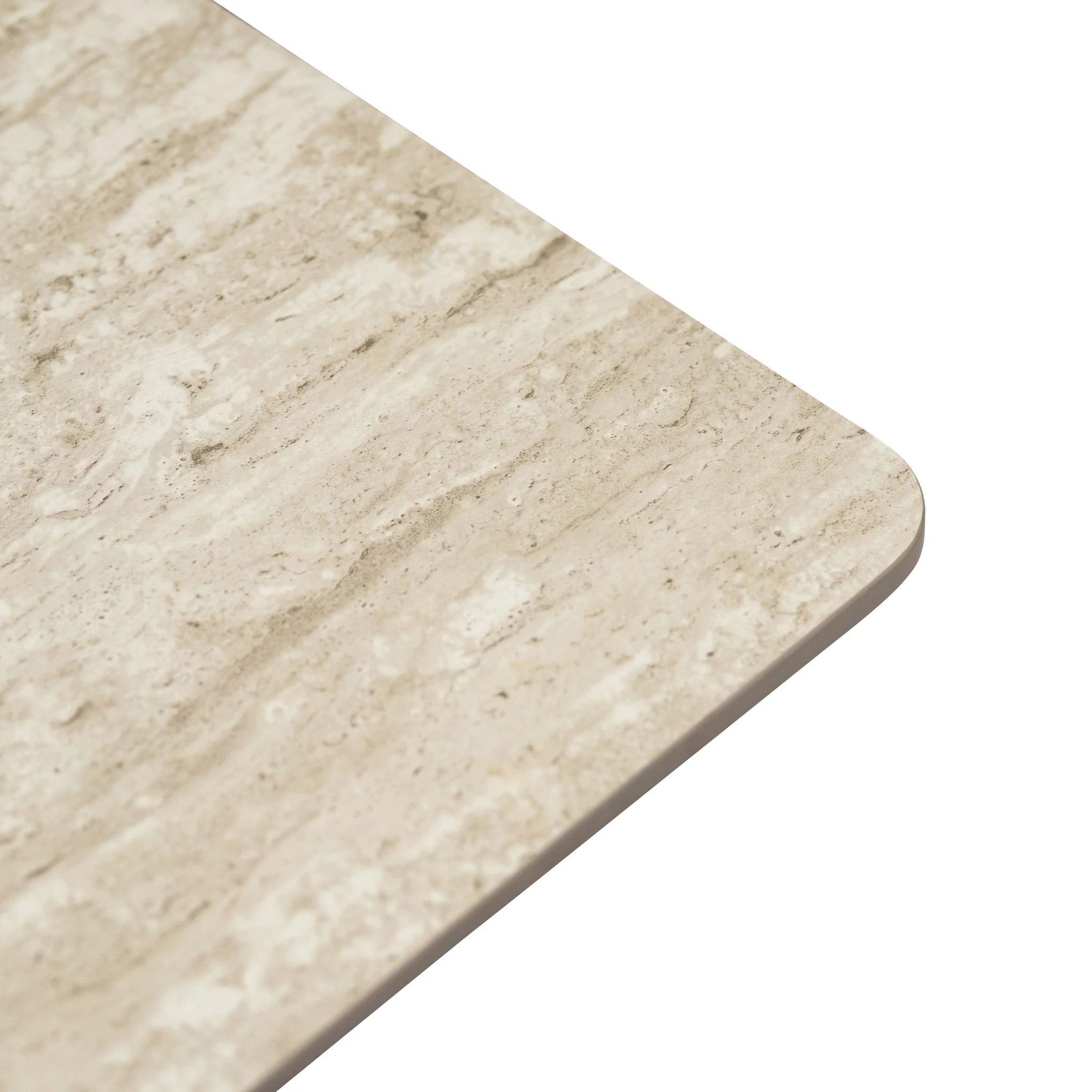 Barlo 120cm Travertine Effect Dining Table - Image 3