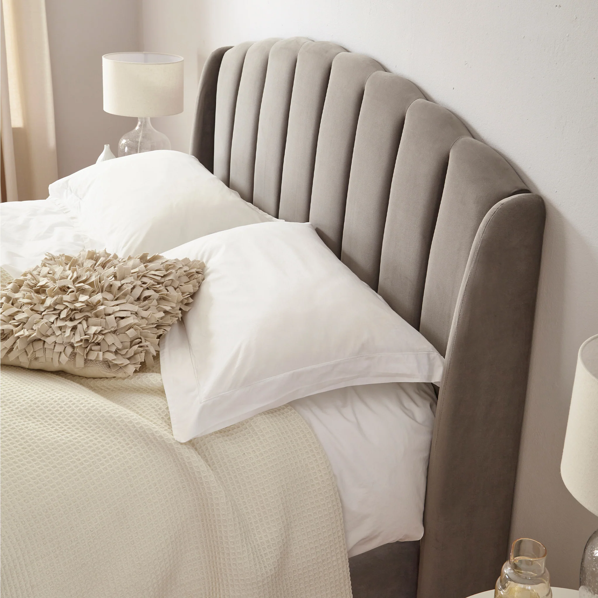 Barnet Pleated Storage Ottoman Bed Frame - Image 4