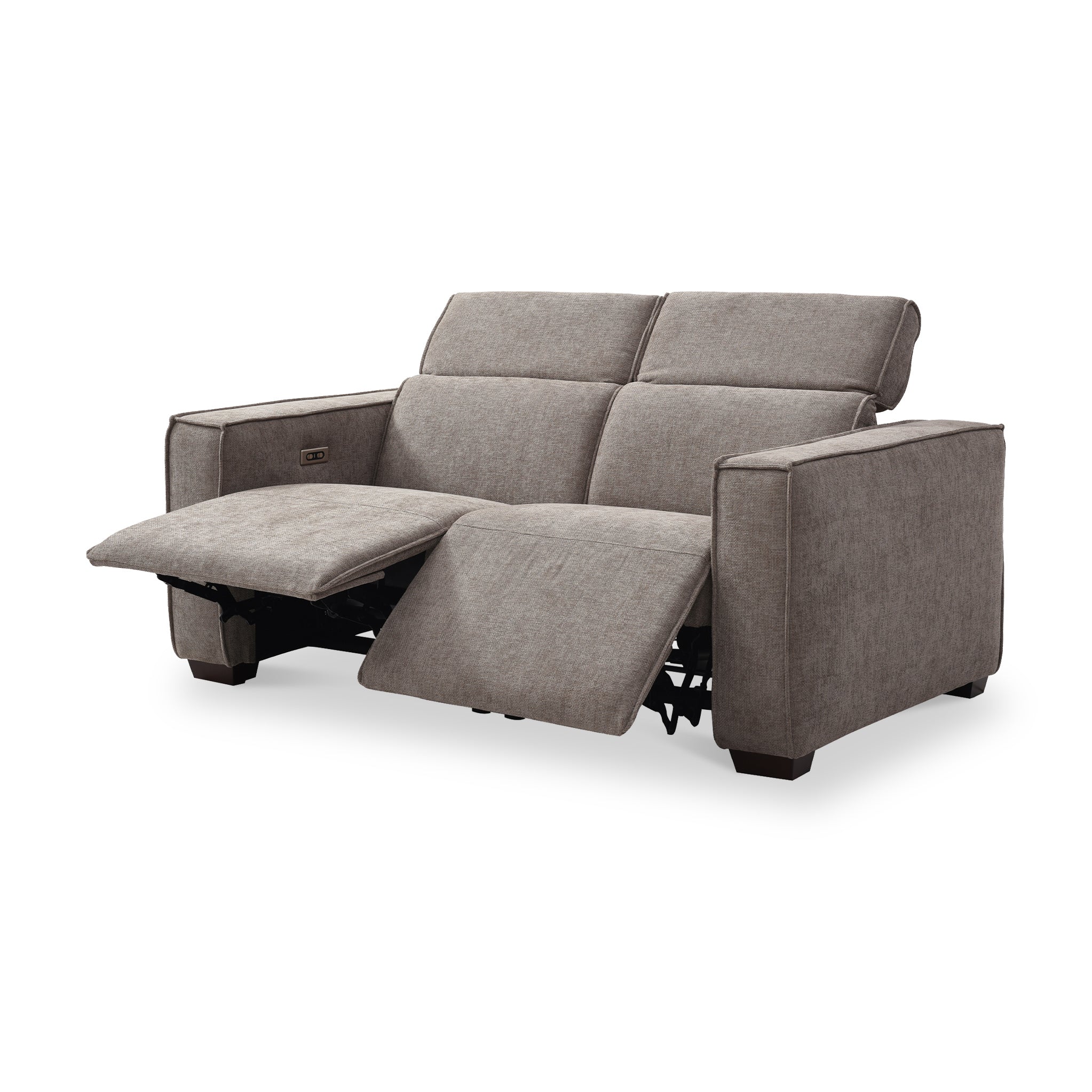 Beaumont Chenille 2 Seater Power Recliner Sofa - Image 7
