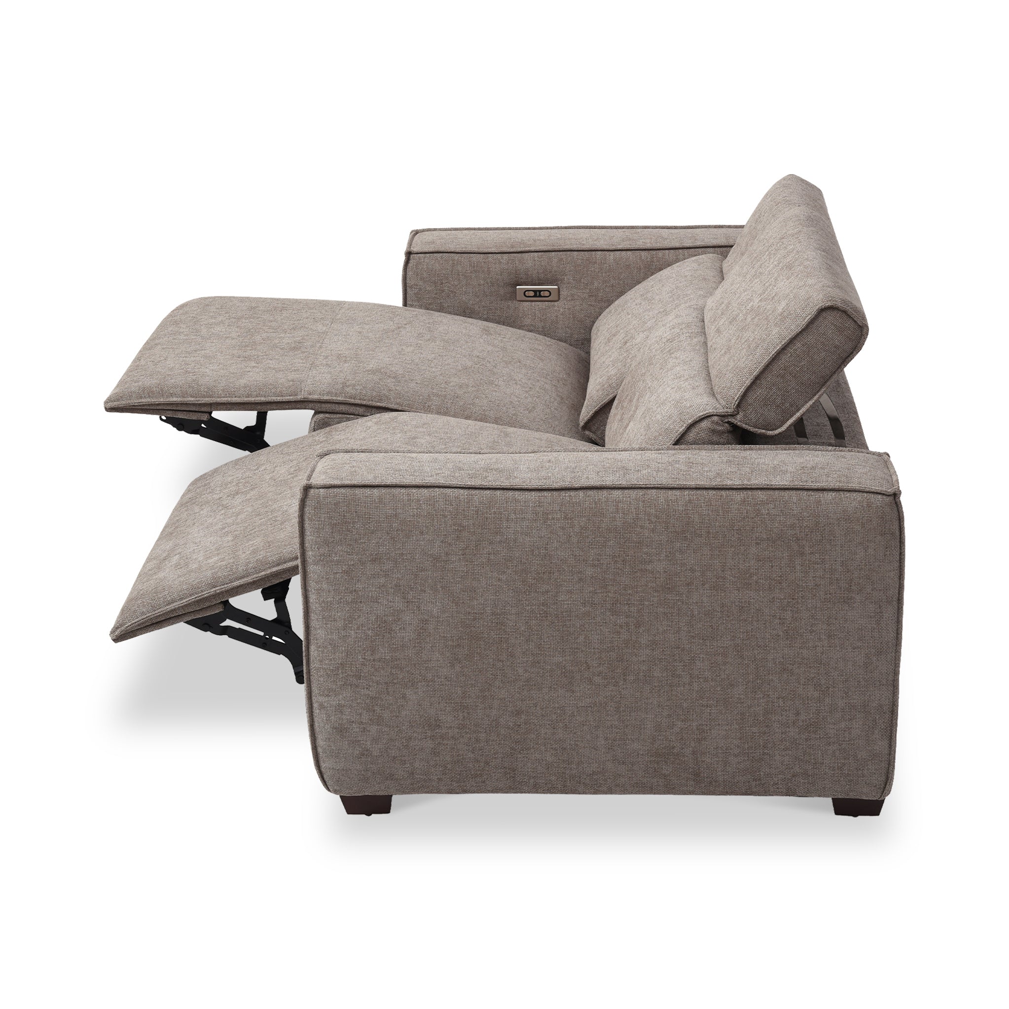 Beaumont Chenille 2 Seater Power Recliner Sofa - Image 8