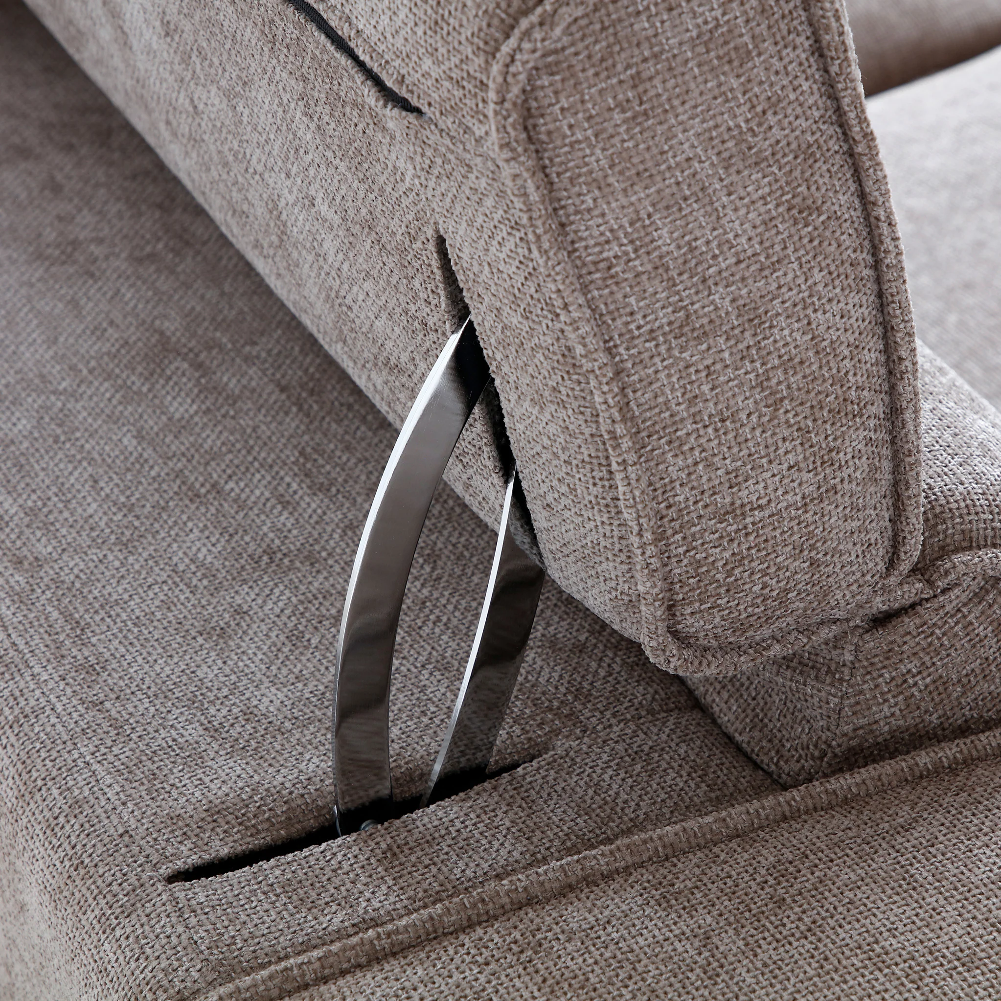 Beaumont Chenille 2 Seater Power Recliner Sofa - Image 9