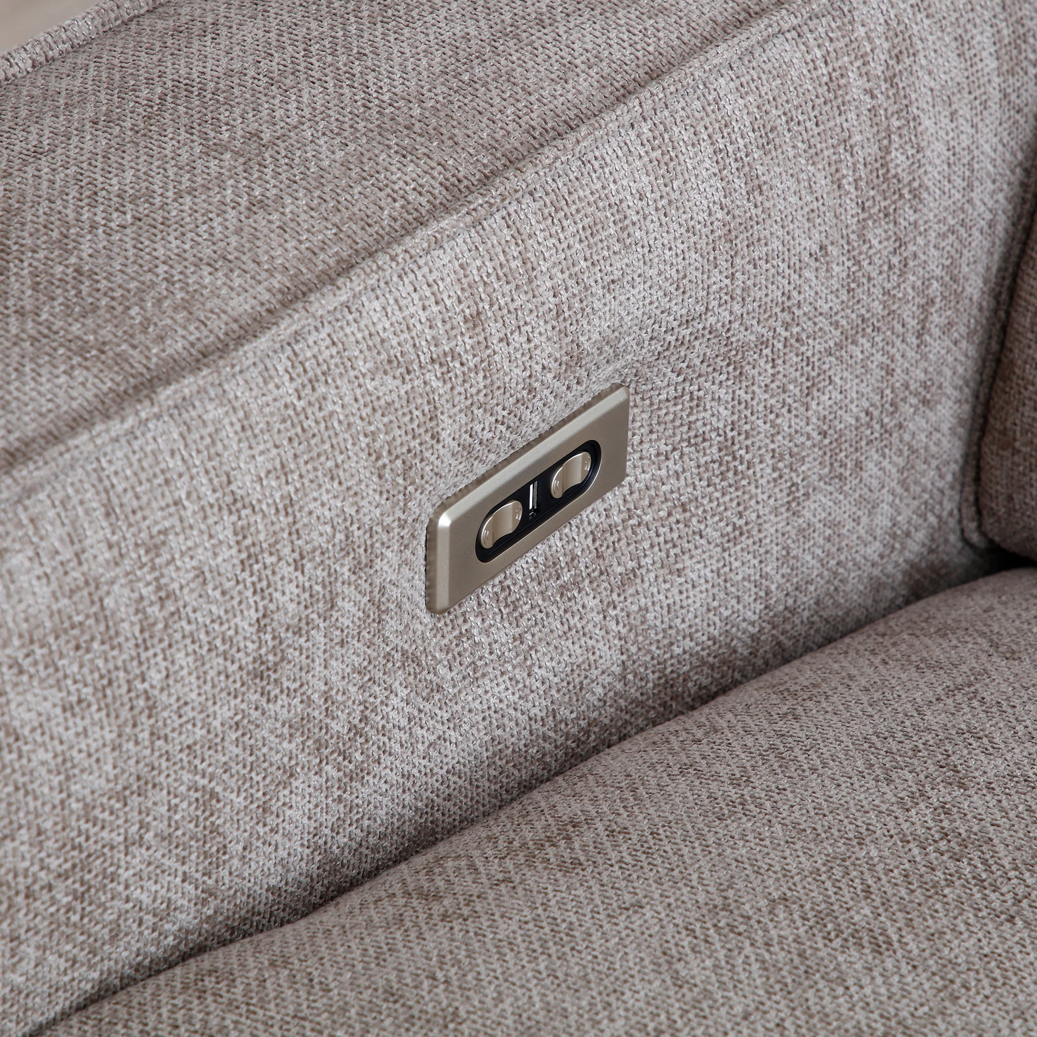 Beaumont Chenille 3 Seater Power Recliner Sofa - Image 10