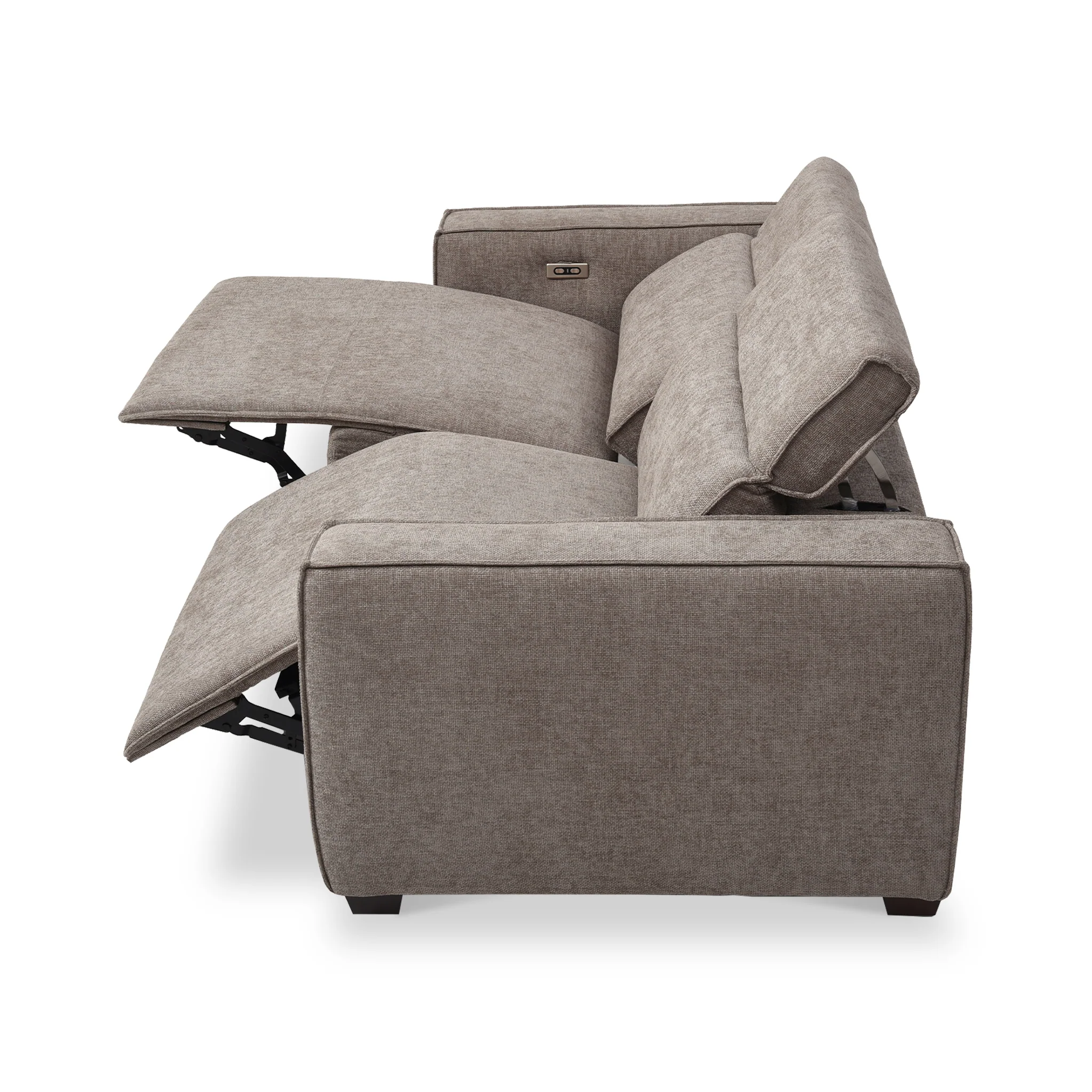 Beaumont Chenille 3 Seater Power Recliner Sofa - Image 8
