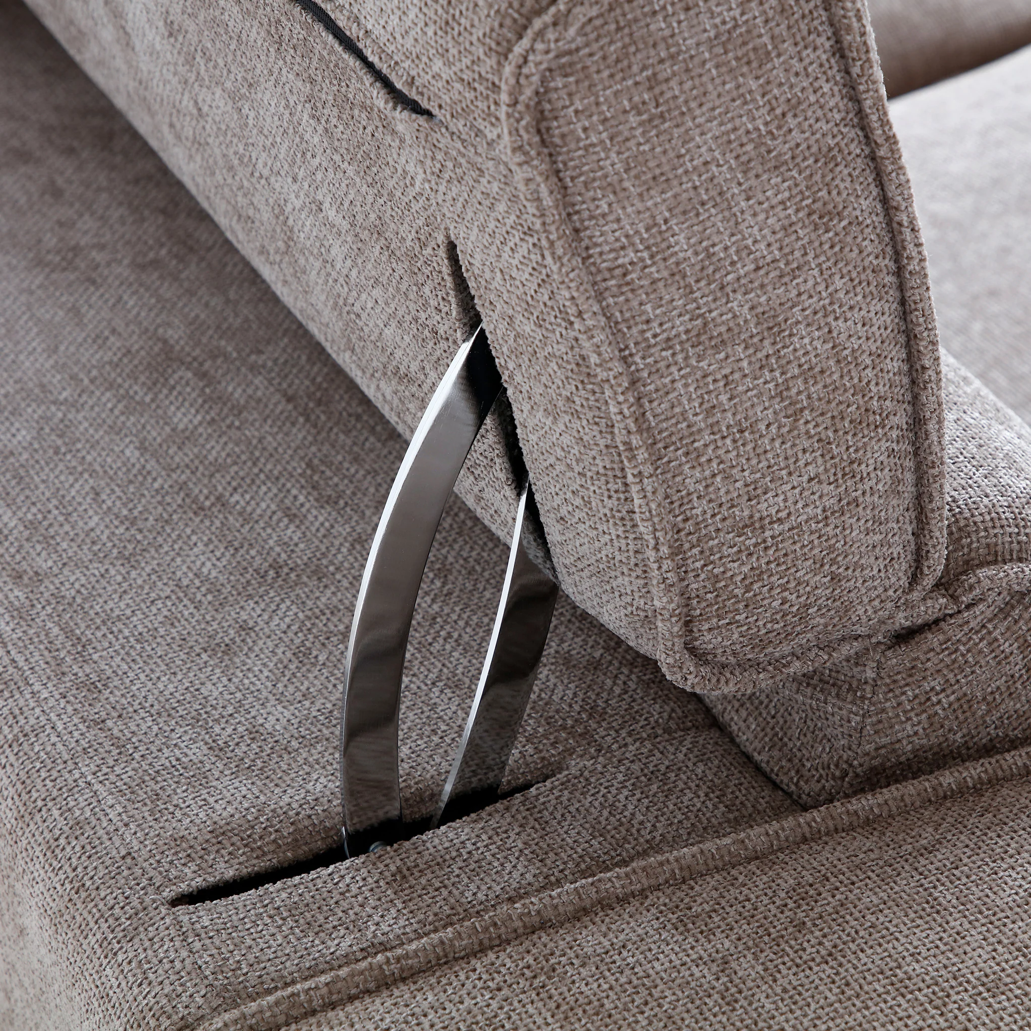Beaumont Chenille 3 Seater Power Recliner Sofa - Image 9