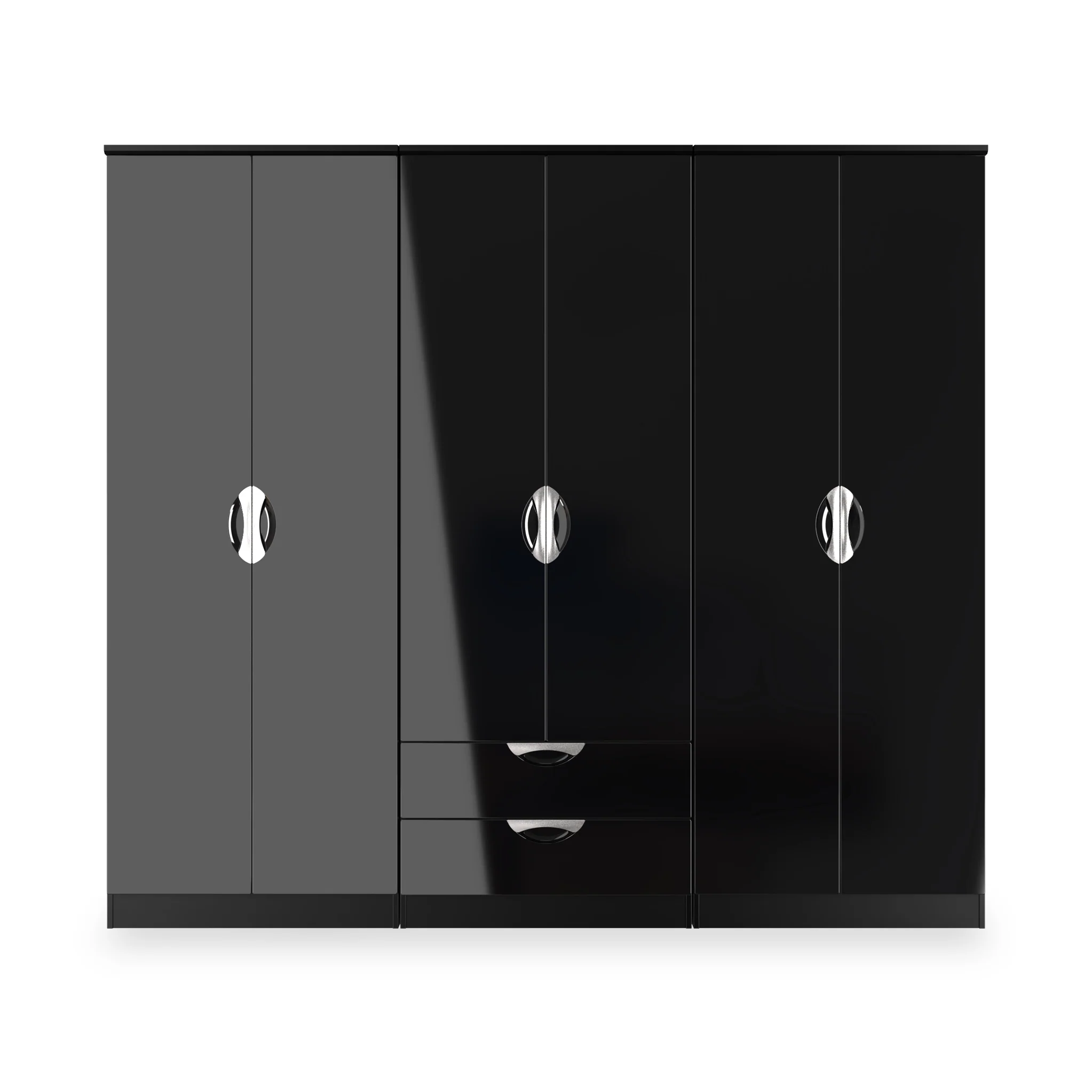 Becket 6 Door 2 Drawer Wardrobe - Image 10