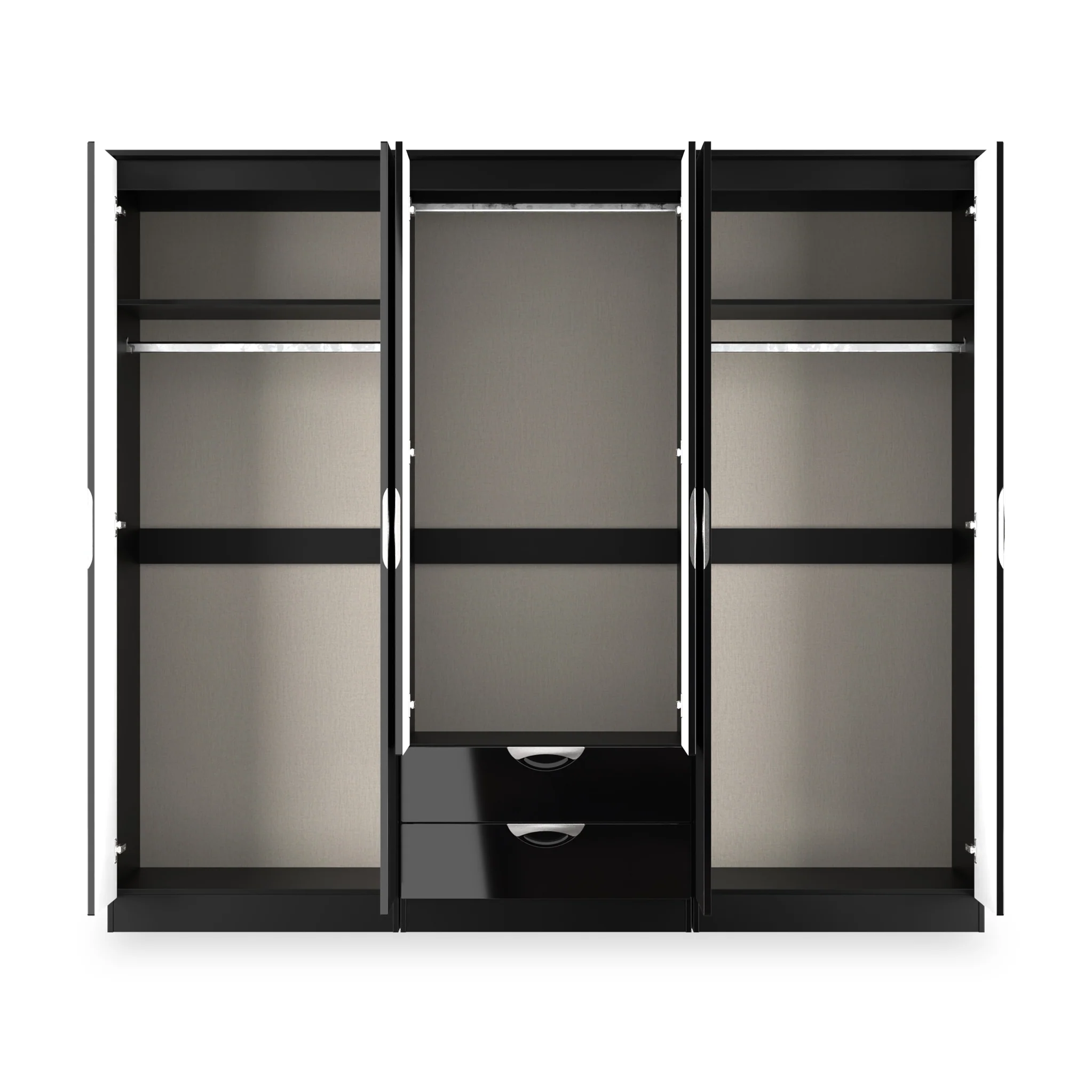 Becket 6 Door 2 Drawer Wardrobe - Image 11