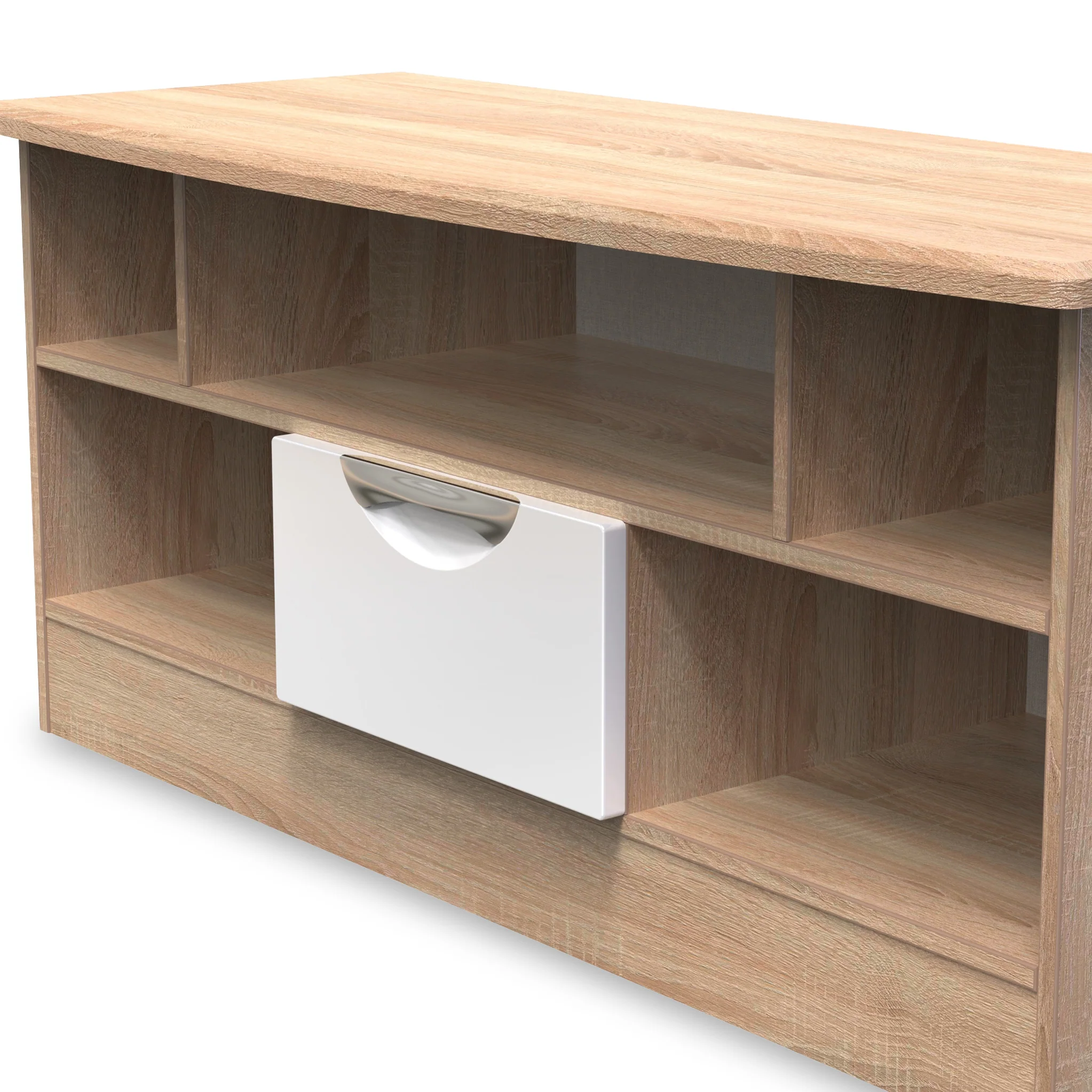 Beckett Gloss 1 Drawer TV Unit - Image 9