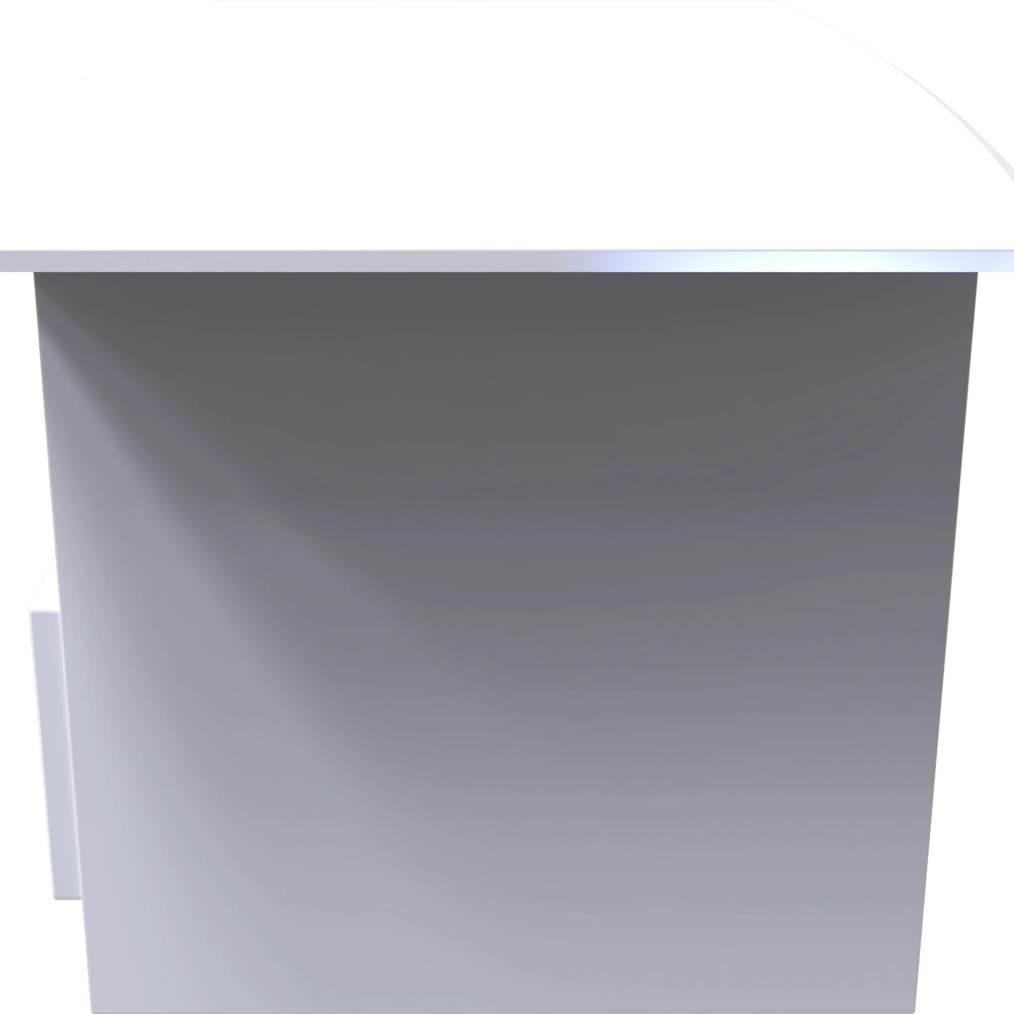Beckett Gloss 1 Drawer with Open Shelf Coffee Table - Image 13