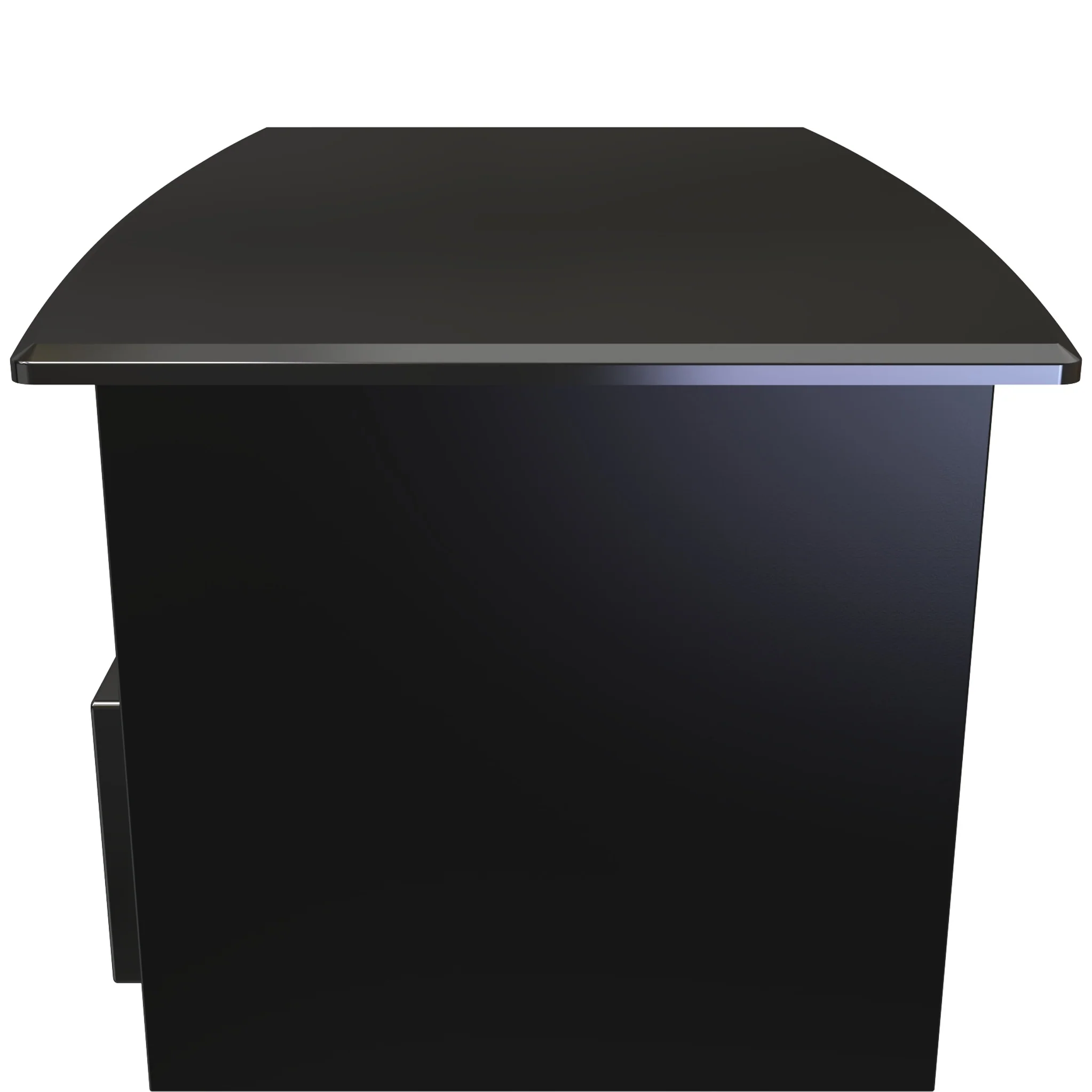 Beckett Gloss 1 Drawer with Open Shelf Coffee Table - Image 5
