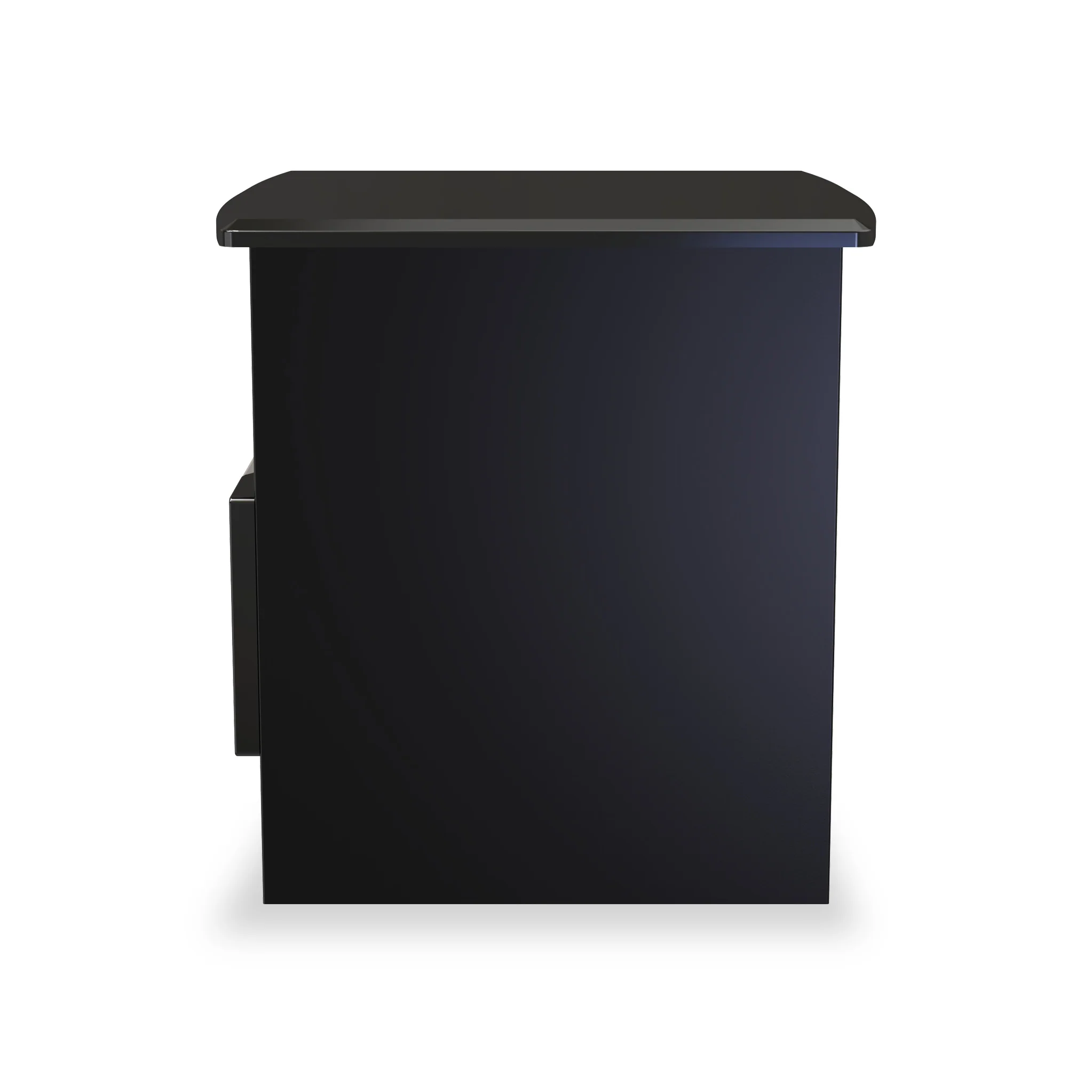Beckett Gloss 1 Drawer with Open Shelf Lamp Table - Image 15
