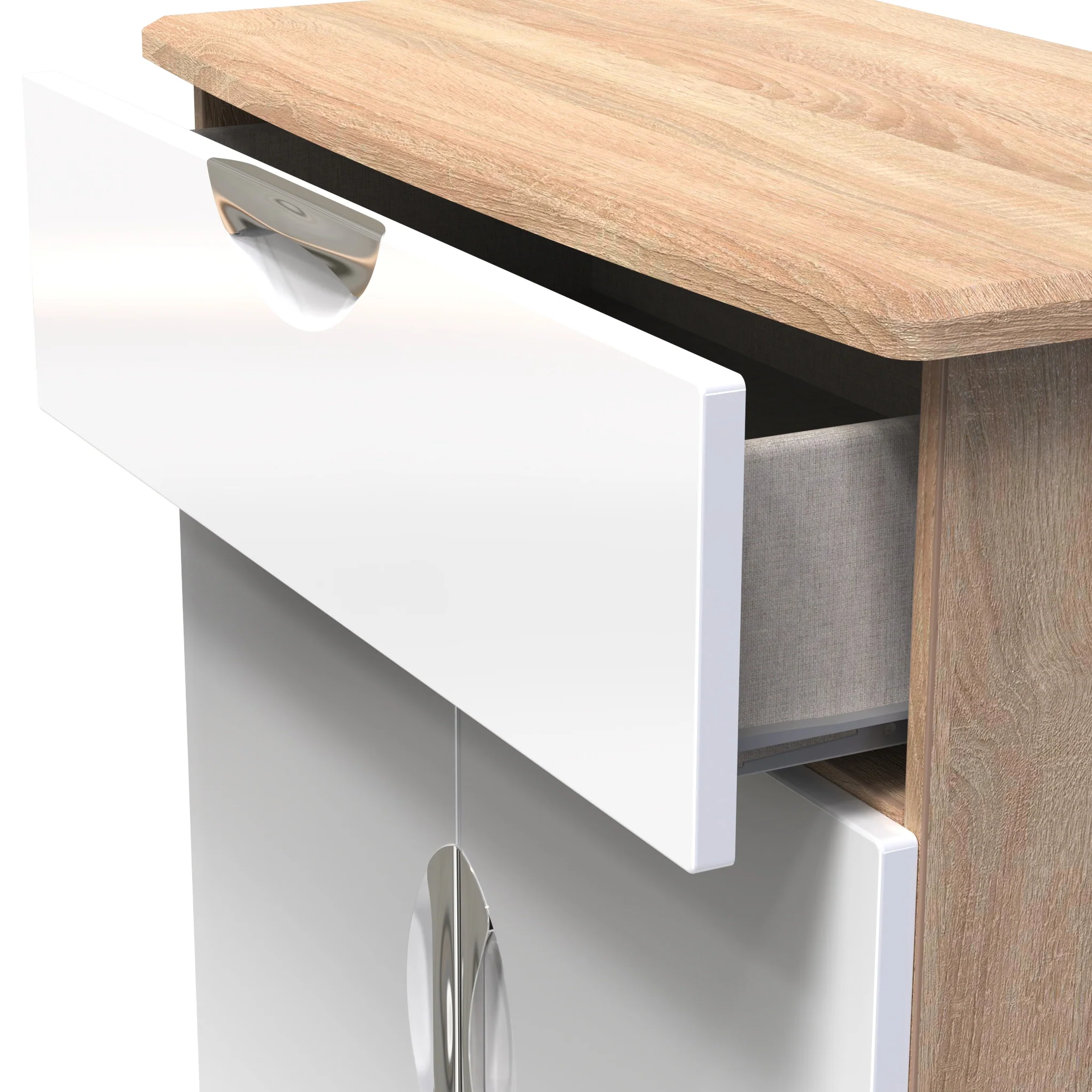 Beckett 2 Door 1 Drawer Sideboard - Image 5