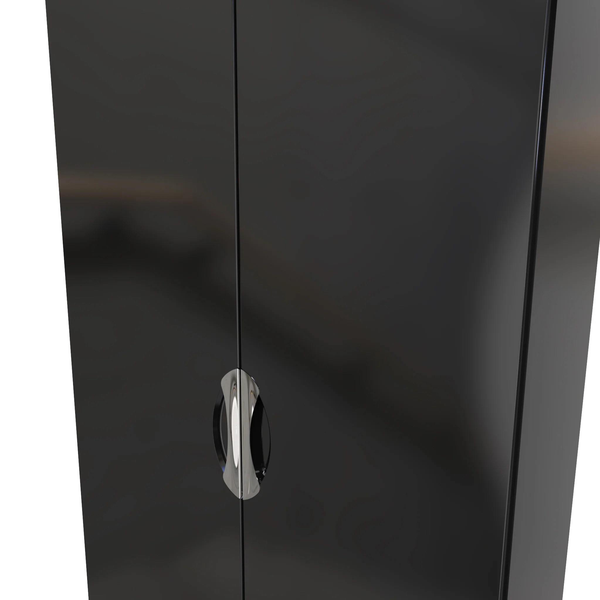 Beckett Gloss 2 Door 2 Drawer Wardrobe - Image 9