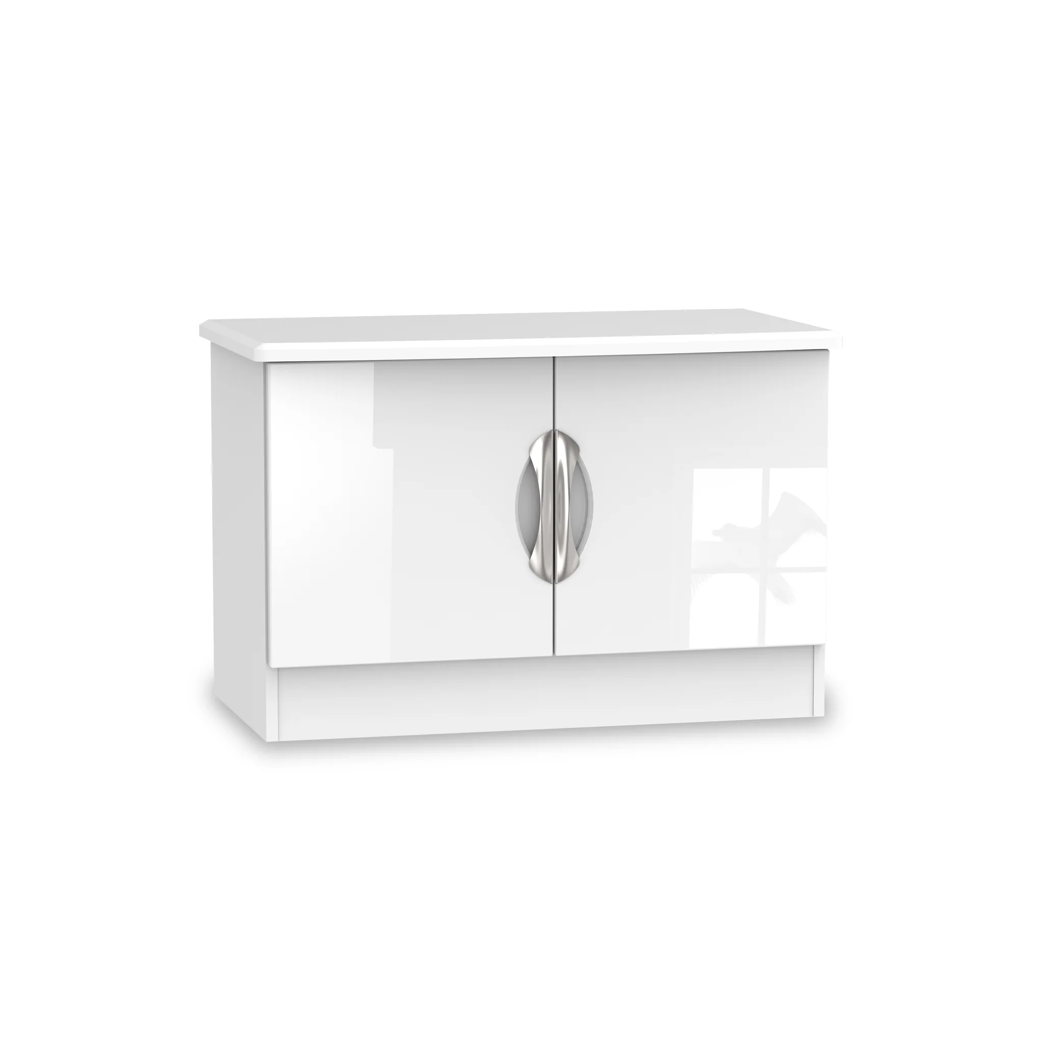 Beckett Gloss 2 Door Compact TV Unit - Image 11