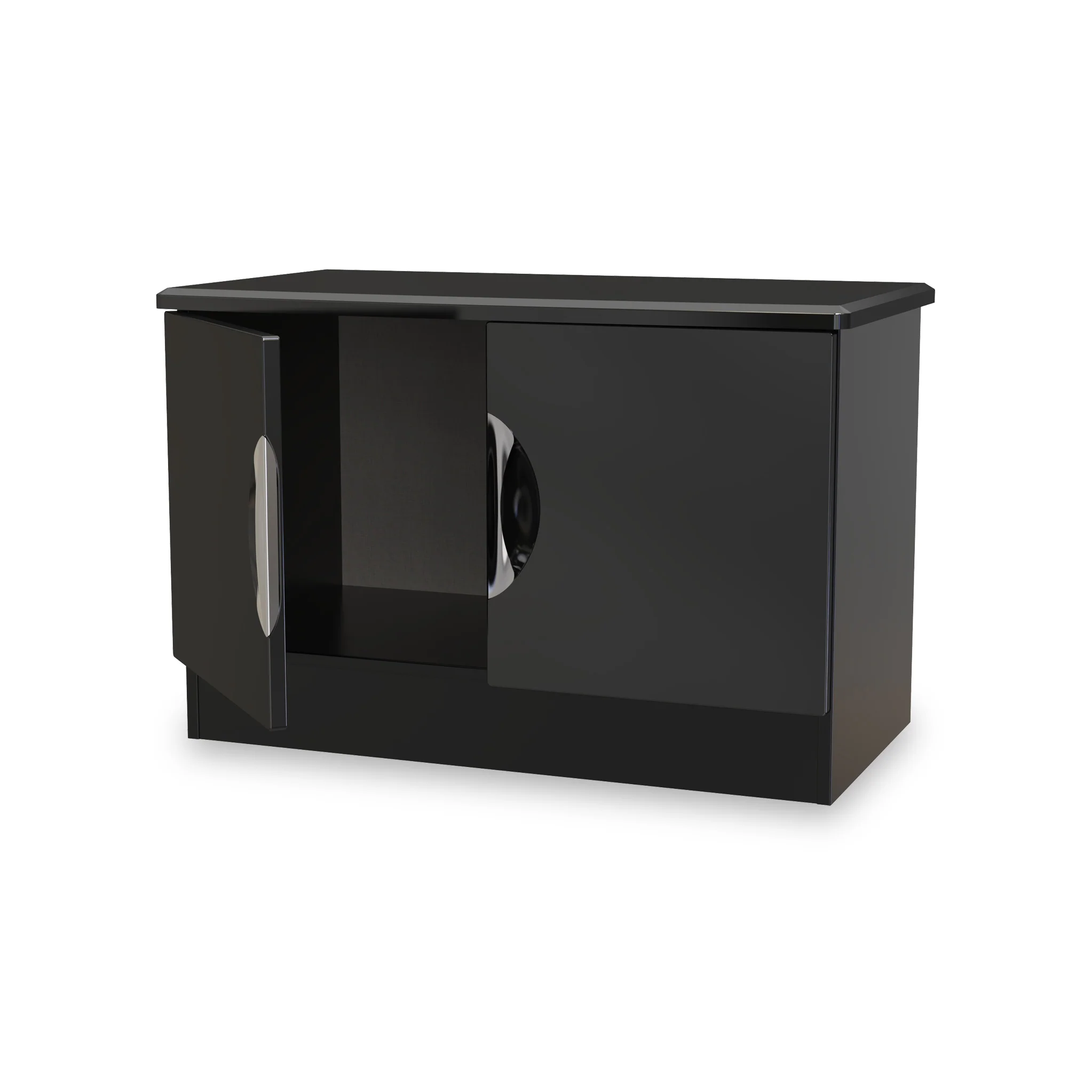 Beckett Gloss 2 Door Compact TV Unit - Image 3