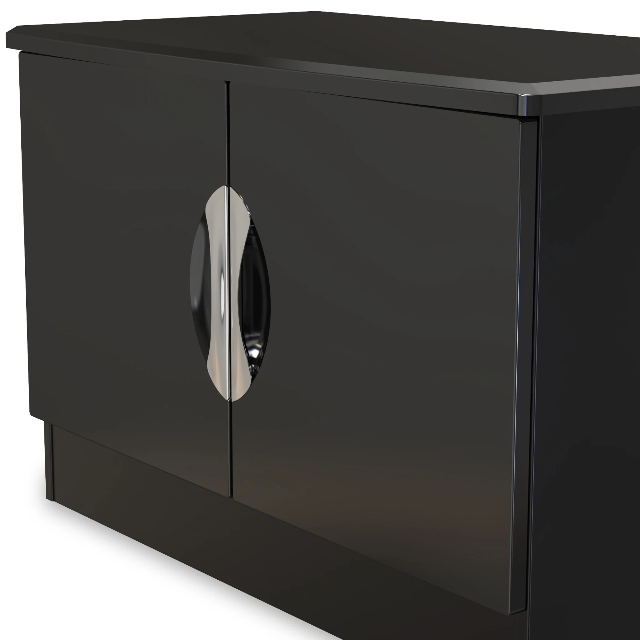Beckett Gloss 2 Door Compact TV Unit - Image 4