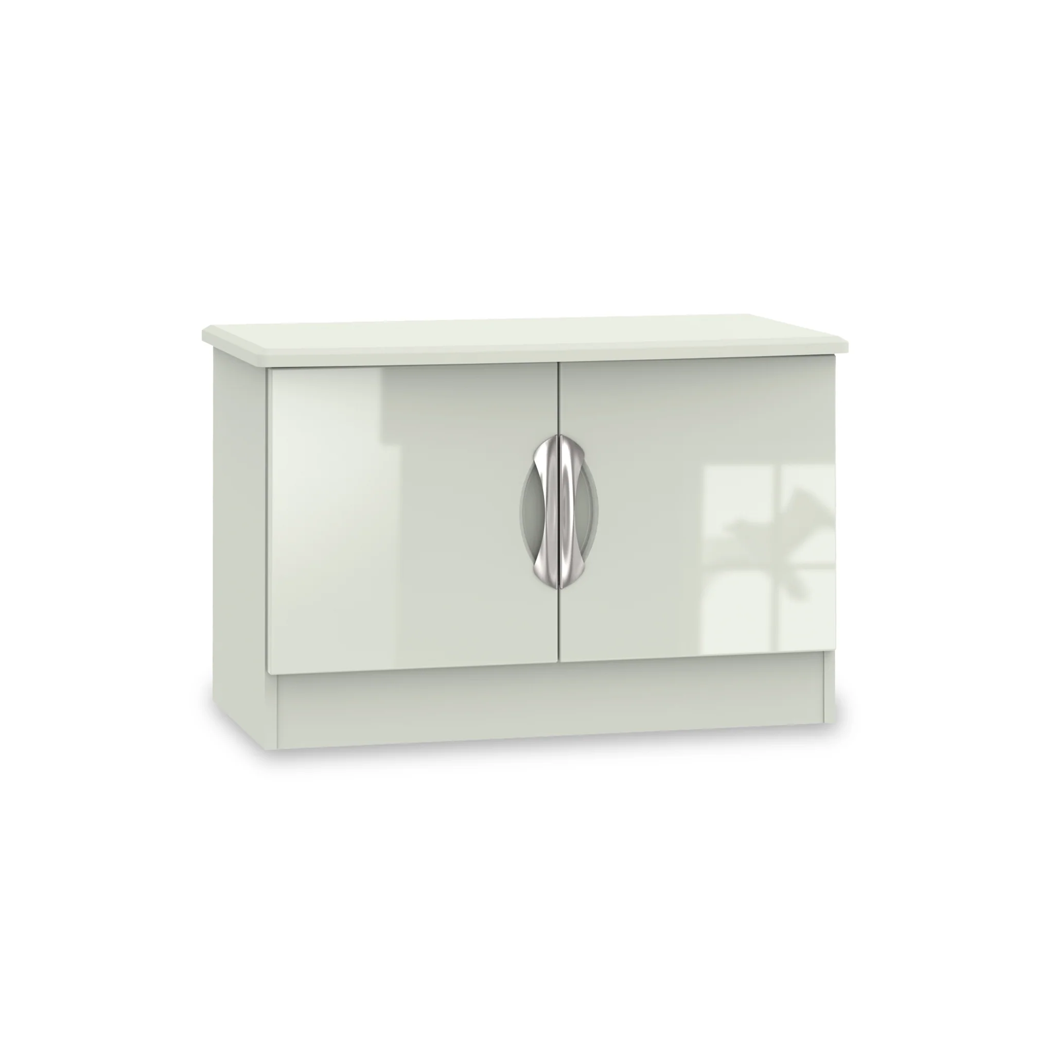 Beckett Gloss 2 Door Compact TV Unit - Image 6