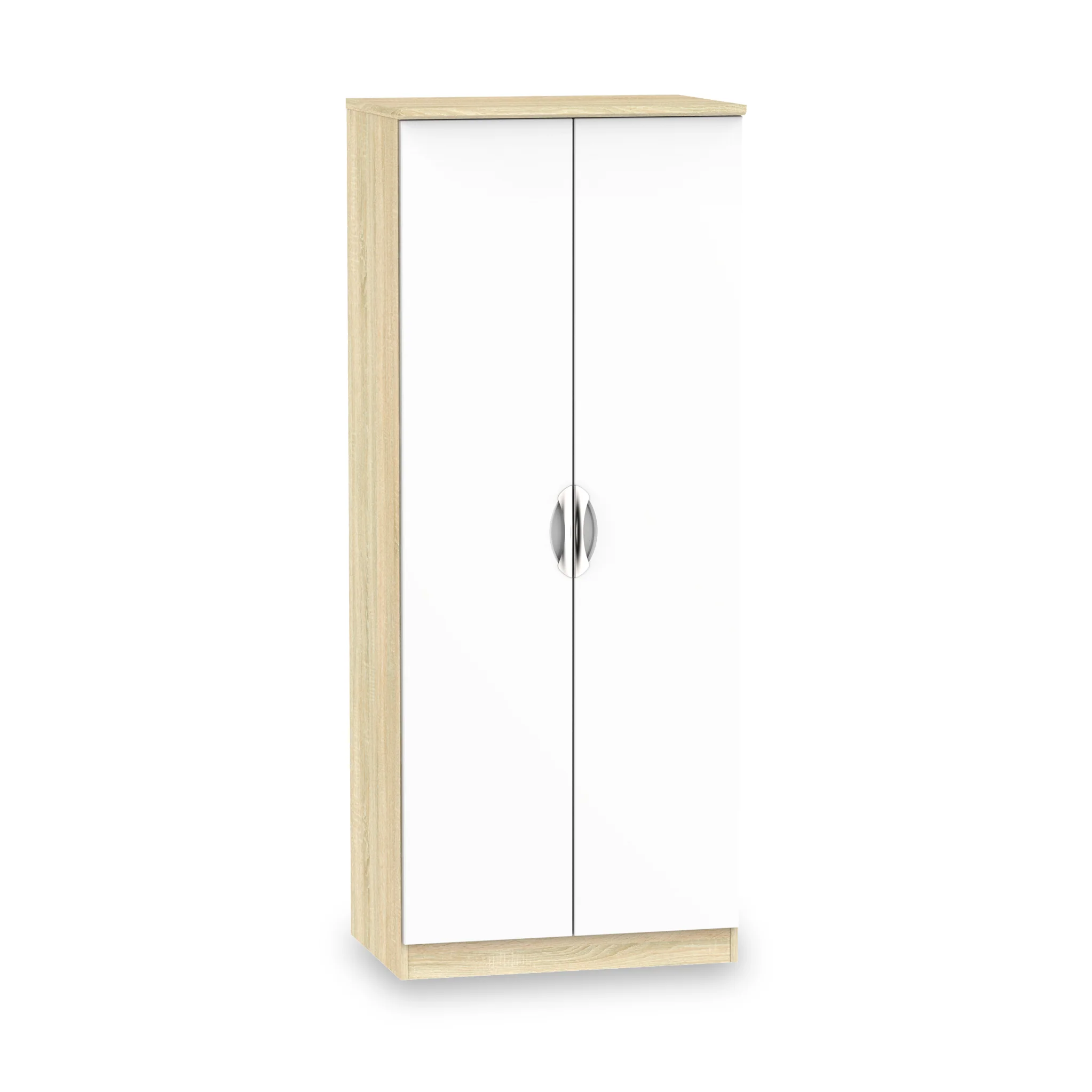 Beckett Gloss 2 Door Wardrobe - Image 14