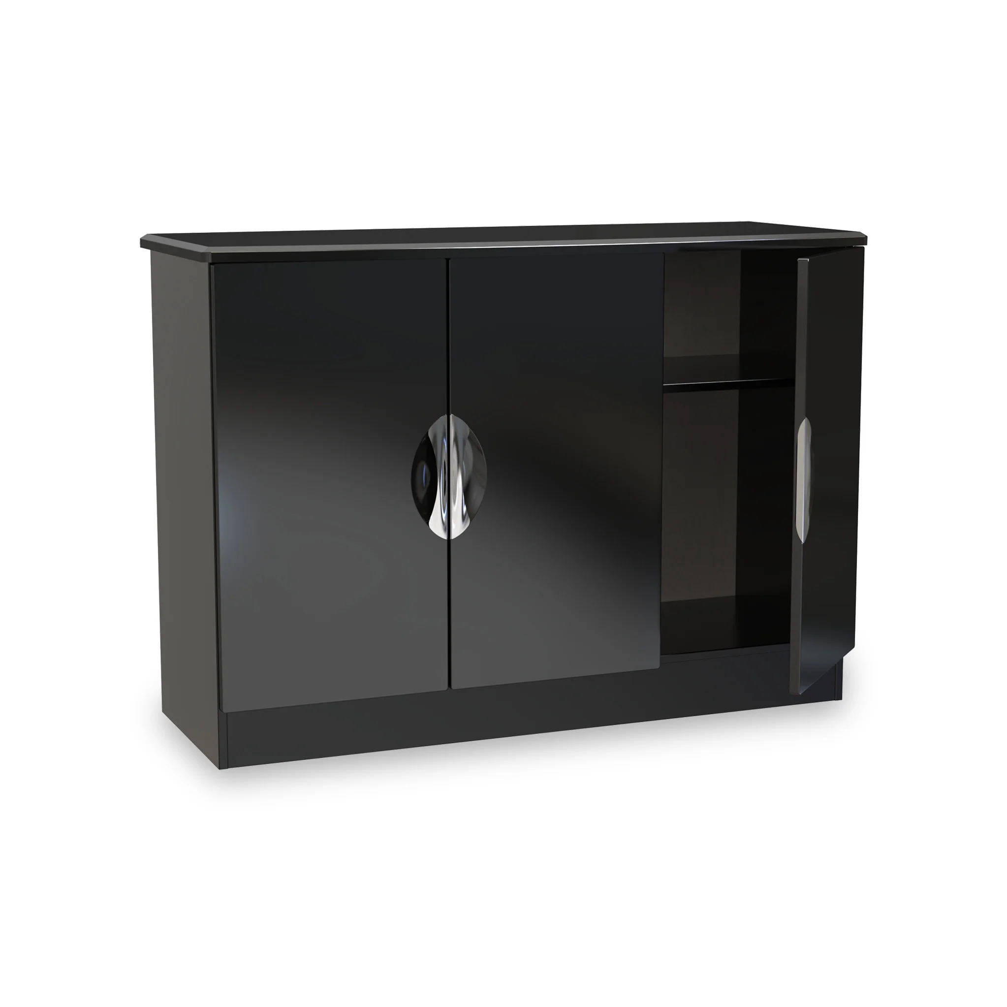 Beckett Gloss 3 Door Sideboard - Image 13