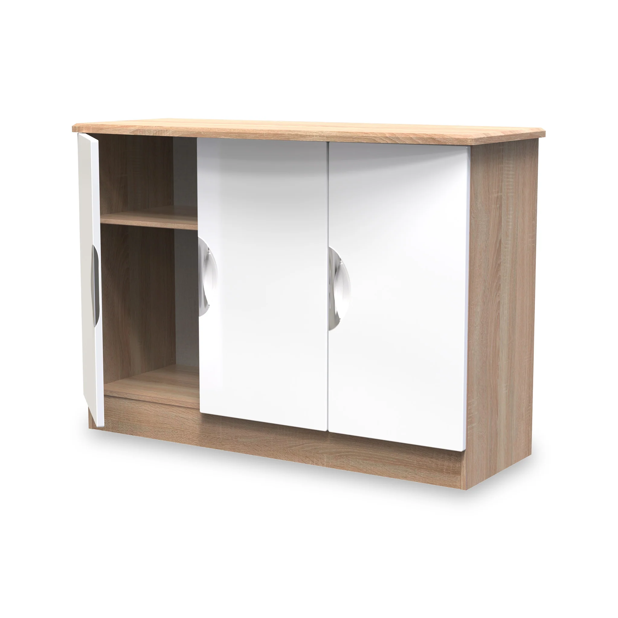 Beckett Gloss 3 Door Sideboard - Image 5