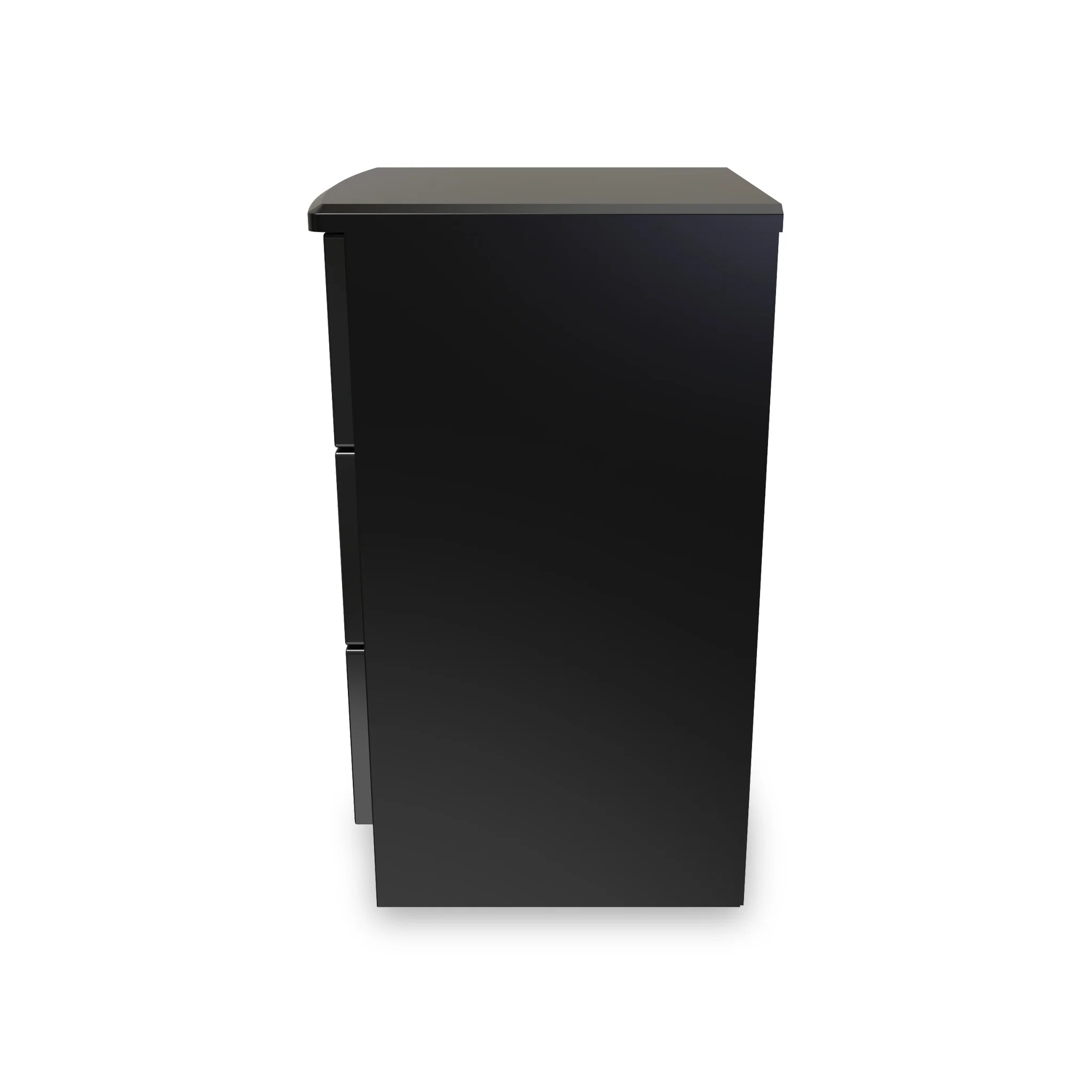 Beckett Gloss 3 Drawer Bedside Cabinet - Image 10