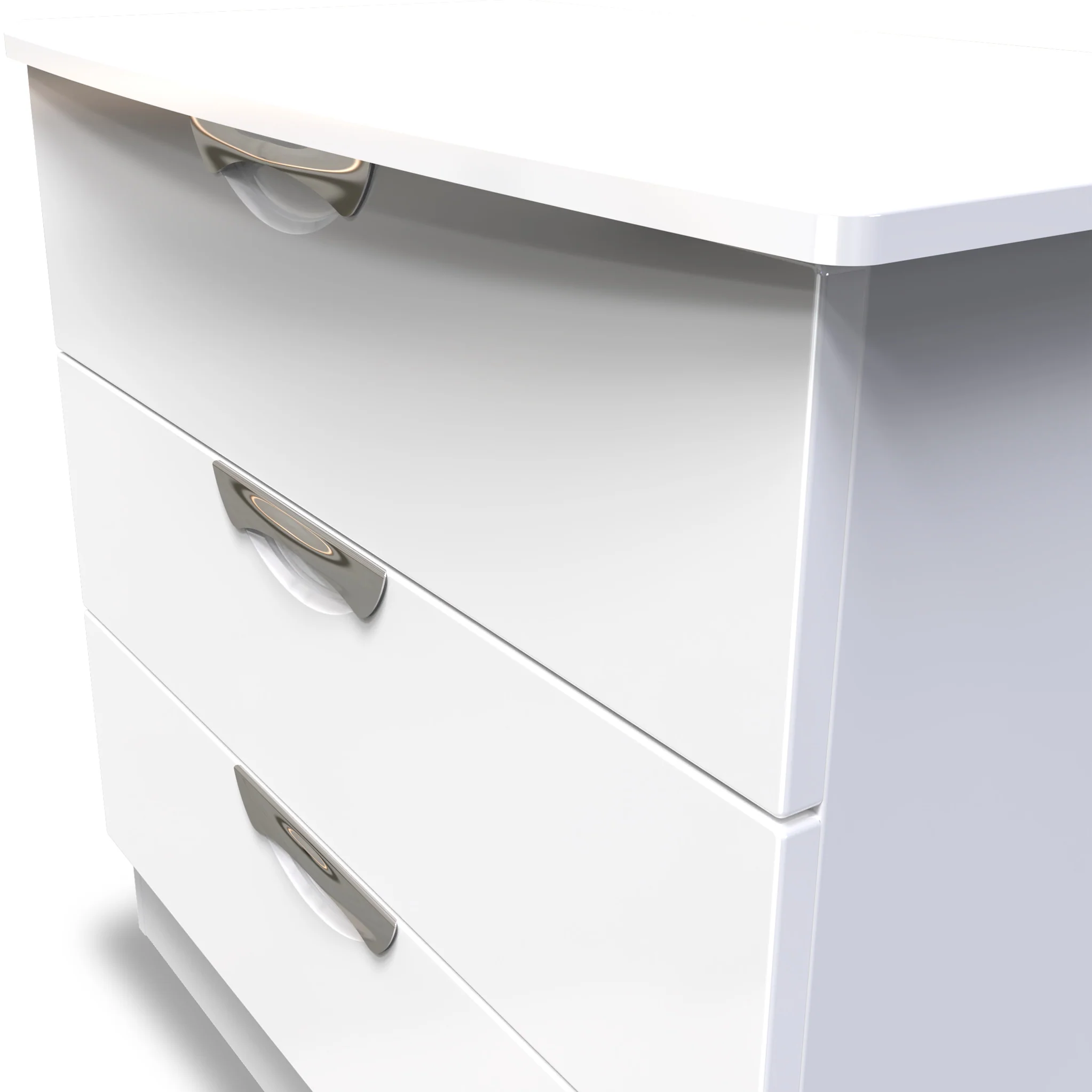 Beckett Gloss 3 Drawer Chest - Image 7