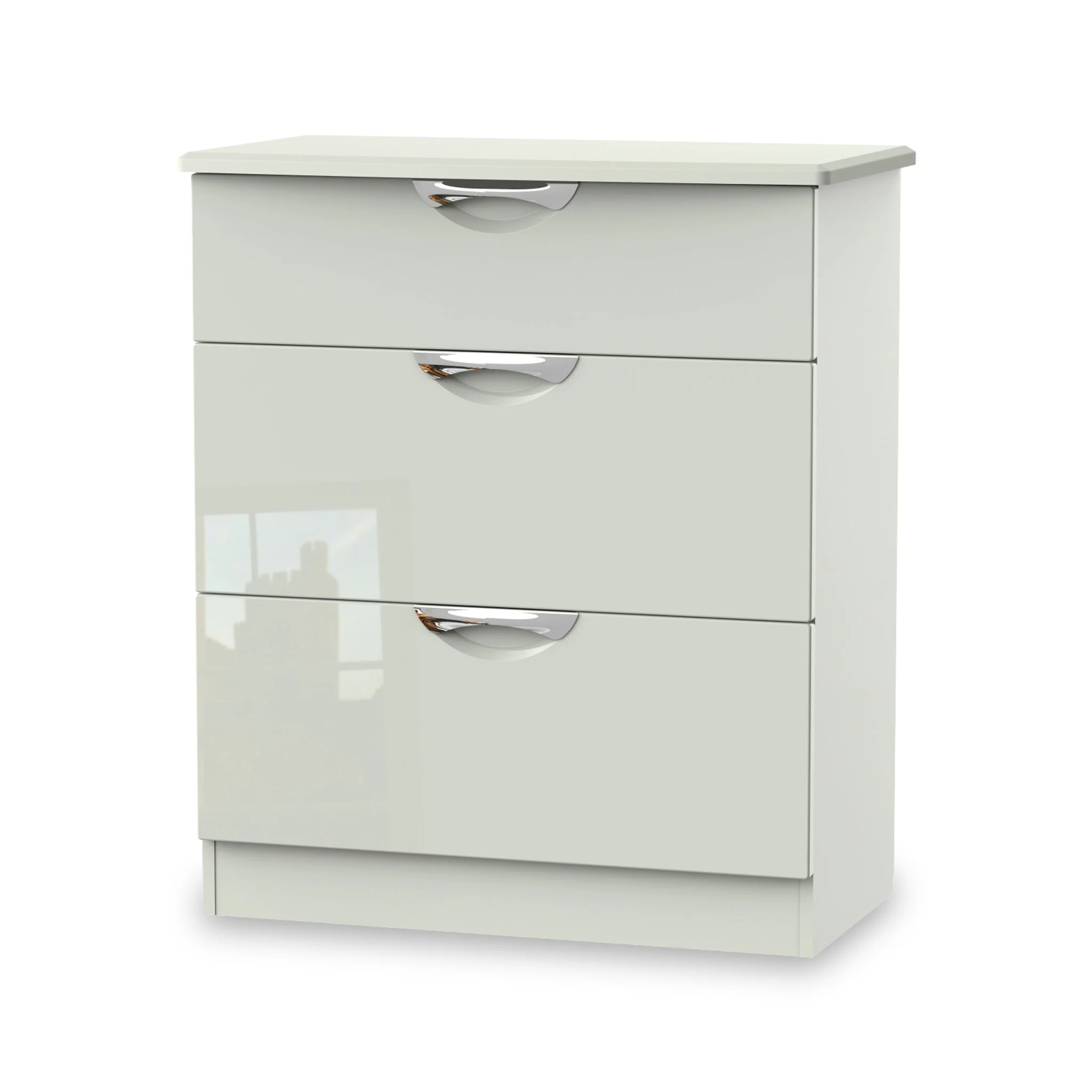 Beckett Gloss 3 Drawer Deep Chest - Image 3