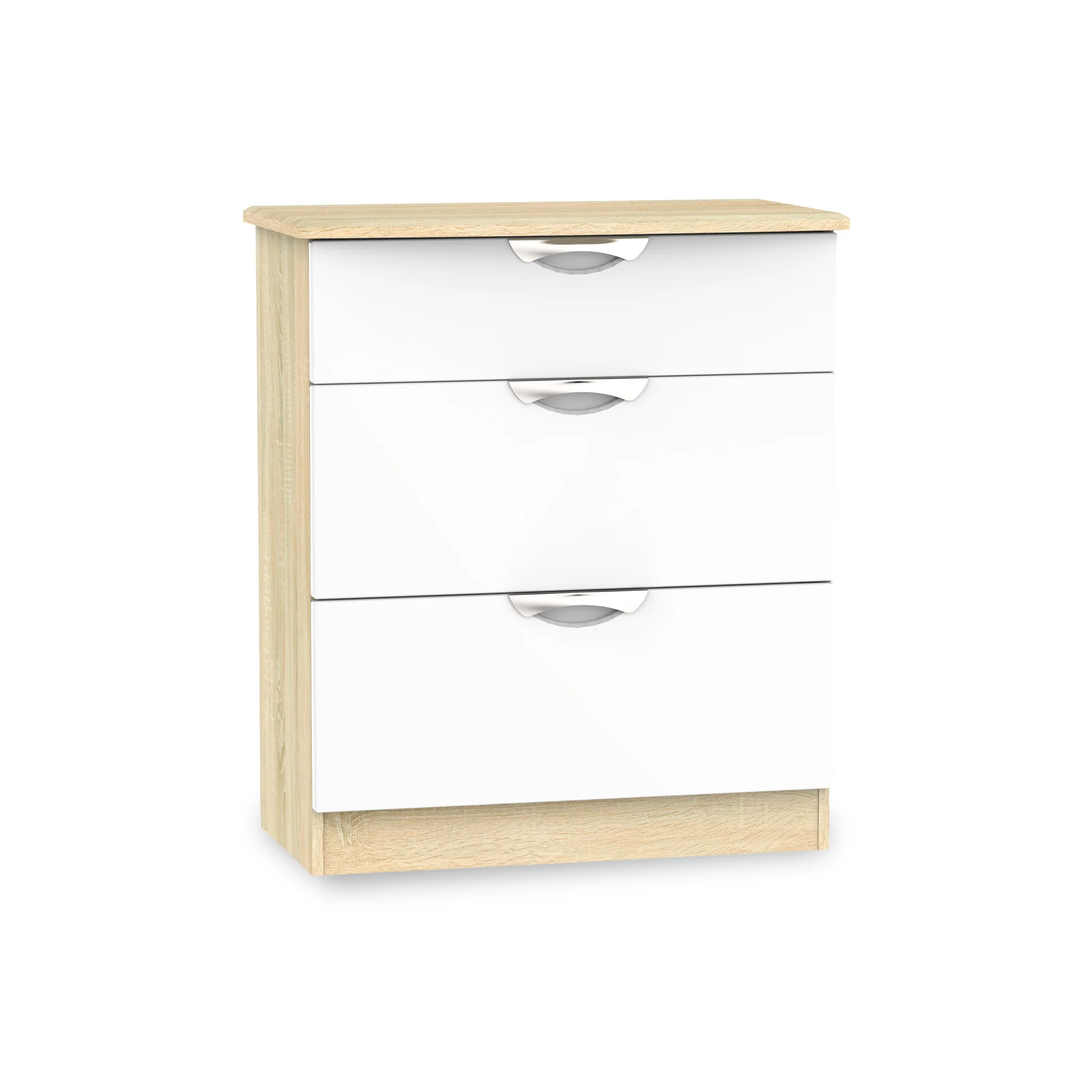 Beckett Gloss 3 Drawer Deep Chest - Image 6
