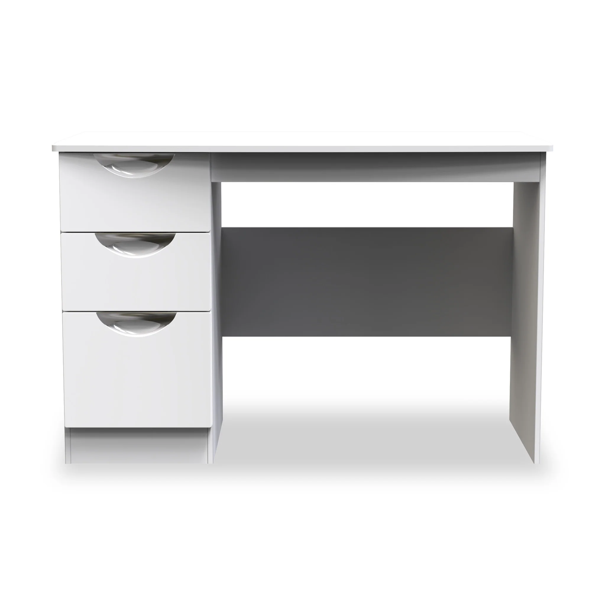 Beckett Gloss 3 Drawer Storage Desk - Image 19