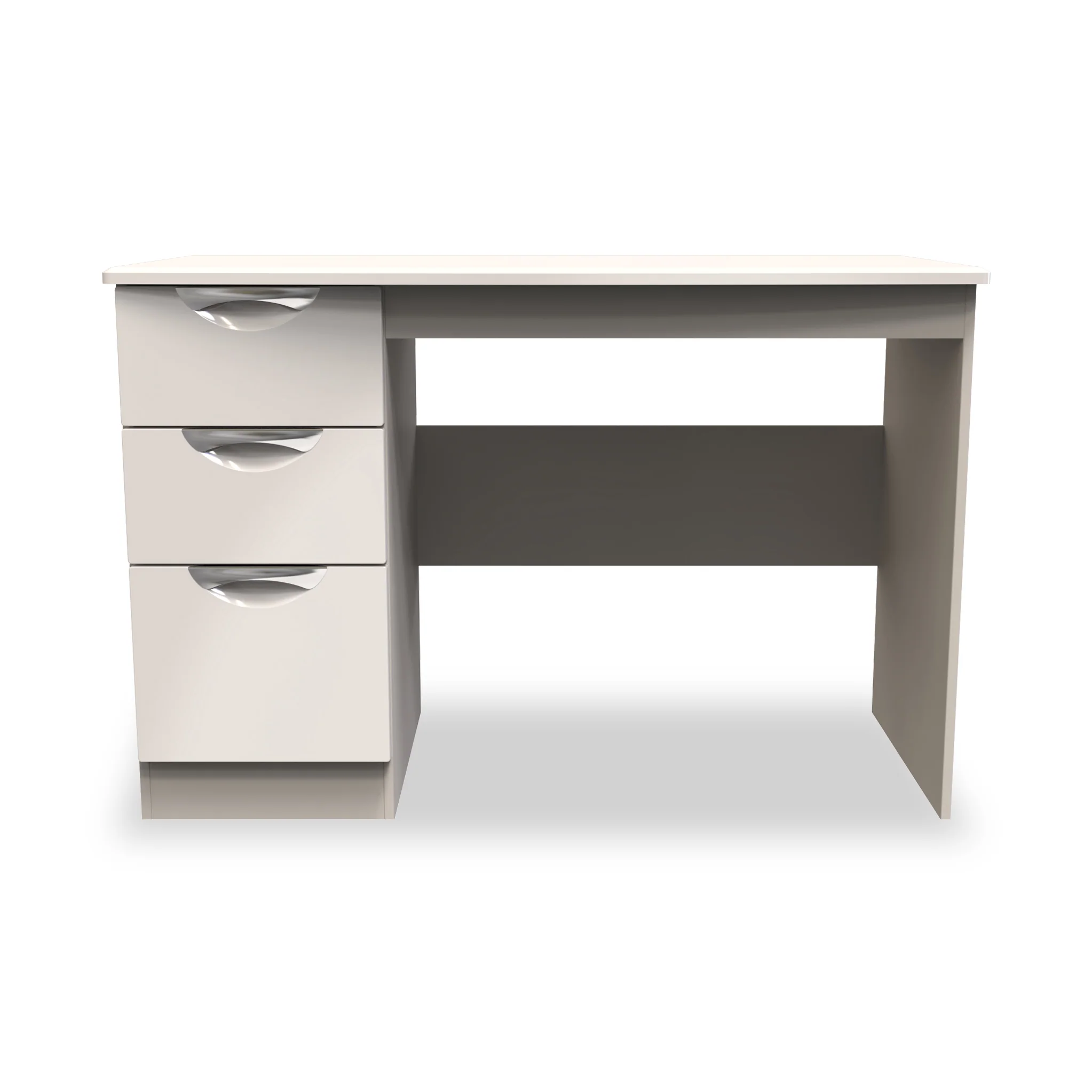 Beckett Gloss 3 Drawer Storage Desk - Image 2