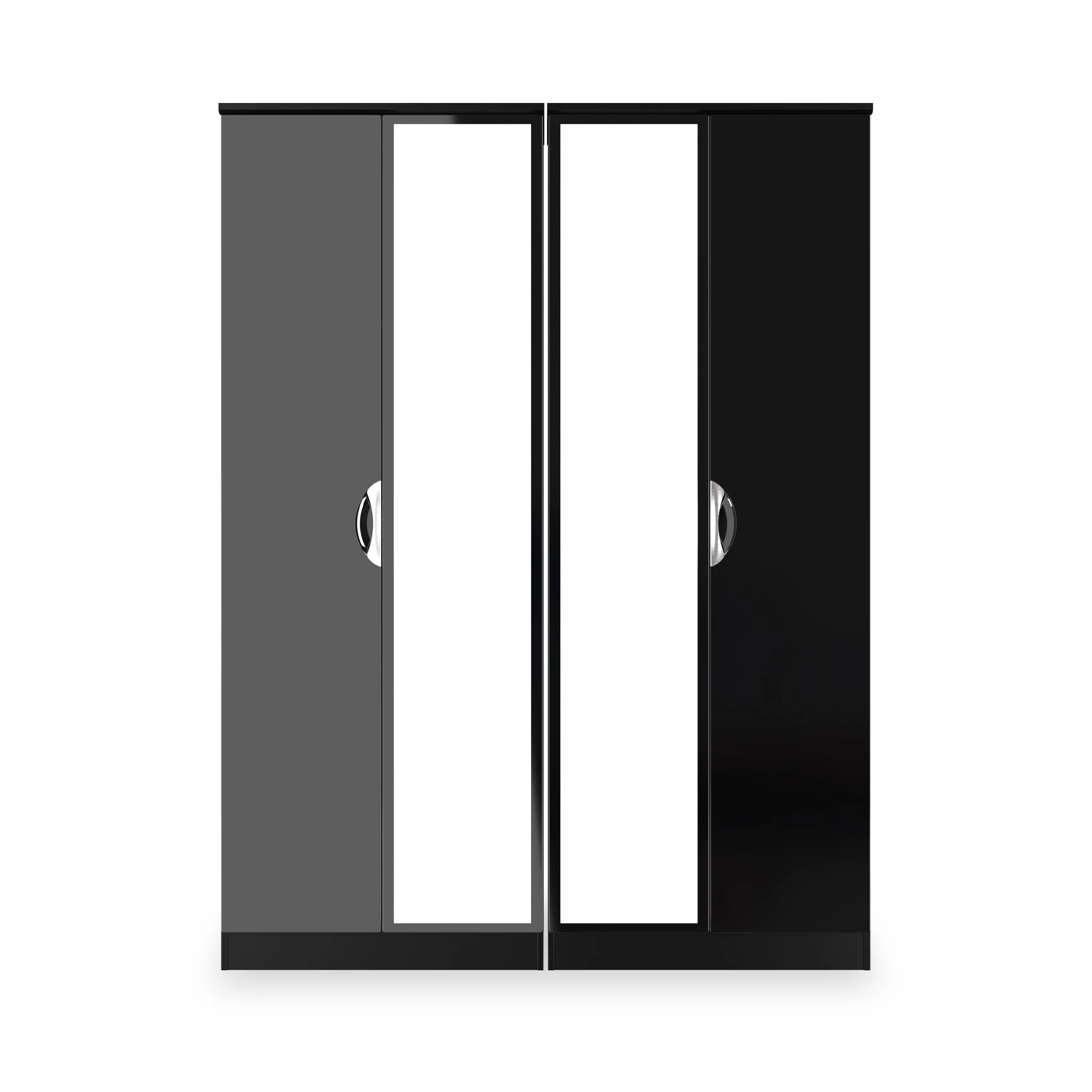 Beckett 4 Door Mirrored Wardrobe - Image 10