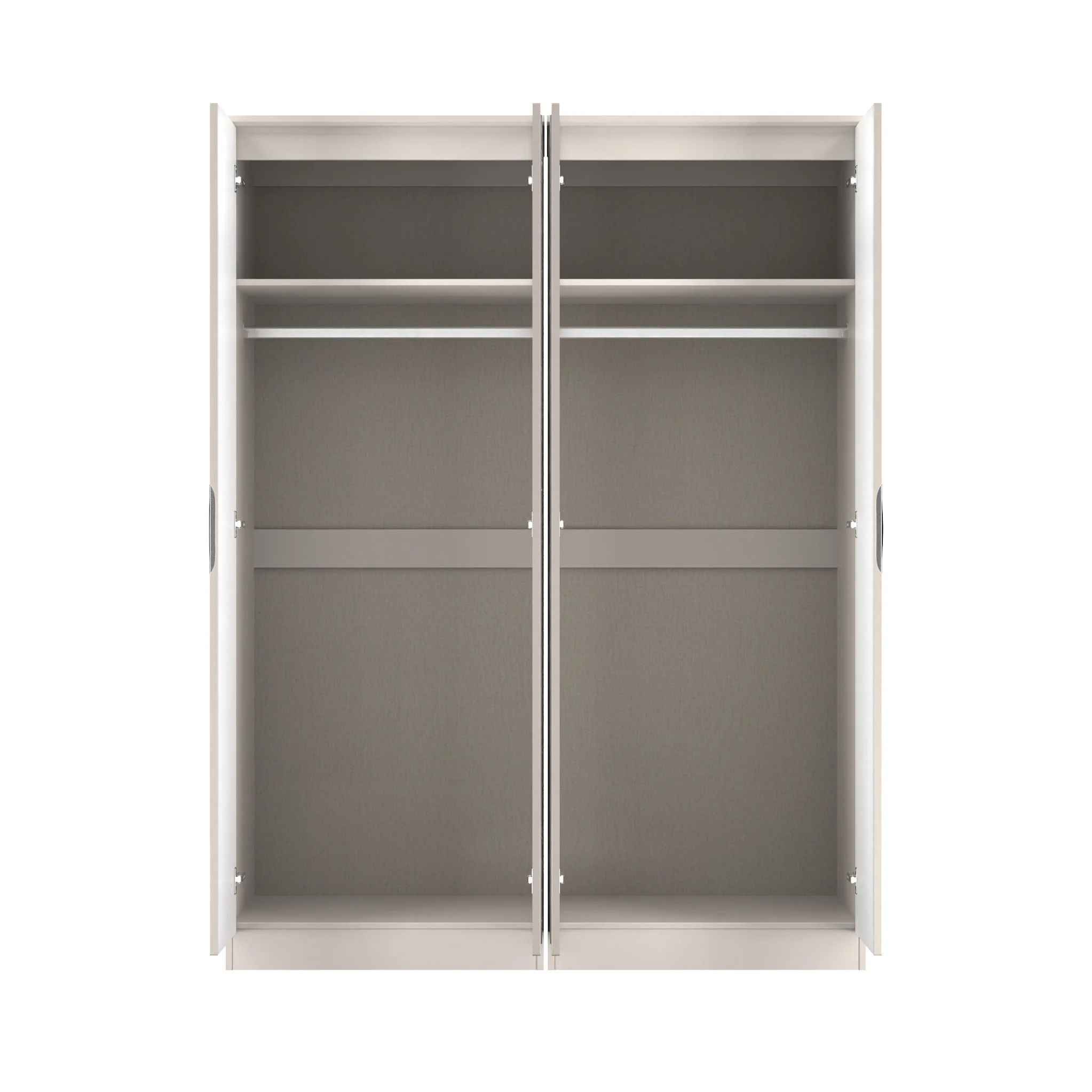Beckett 4 Door Mirrored Wardrobe - Image 4