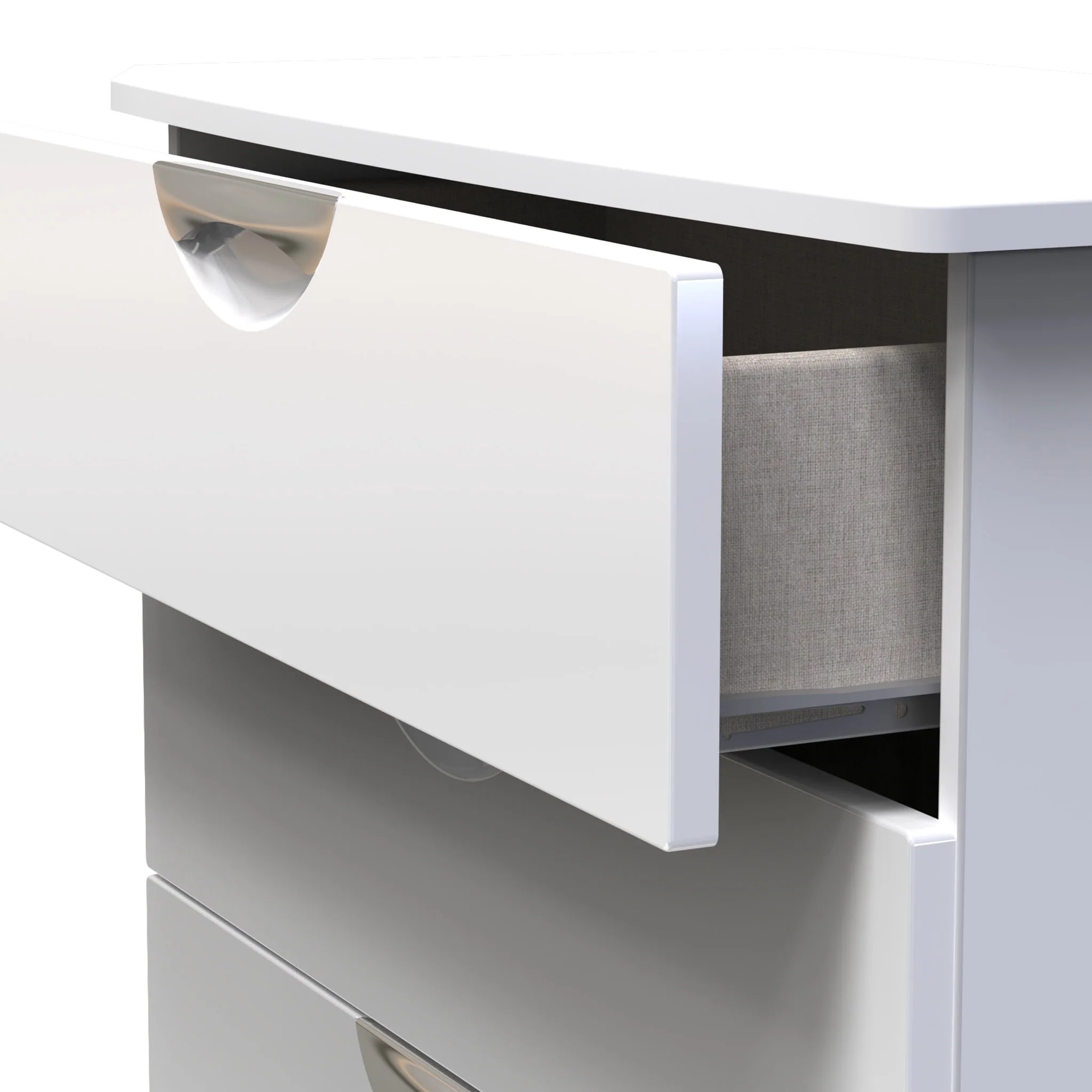 Beckett Gloss 4 Drawer Deep Chest - Image 5