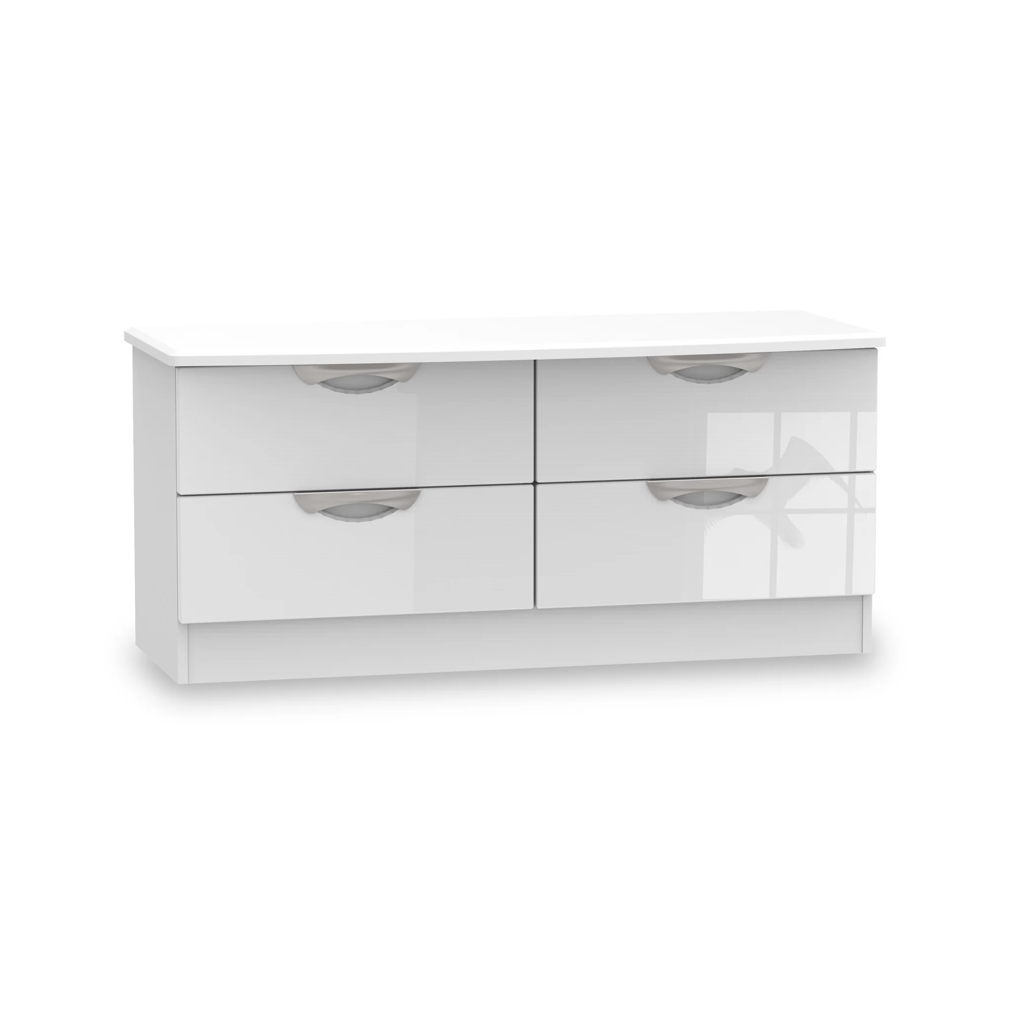 Beckett 4 Drawer Low Storage Unit - Image 3