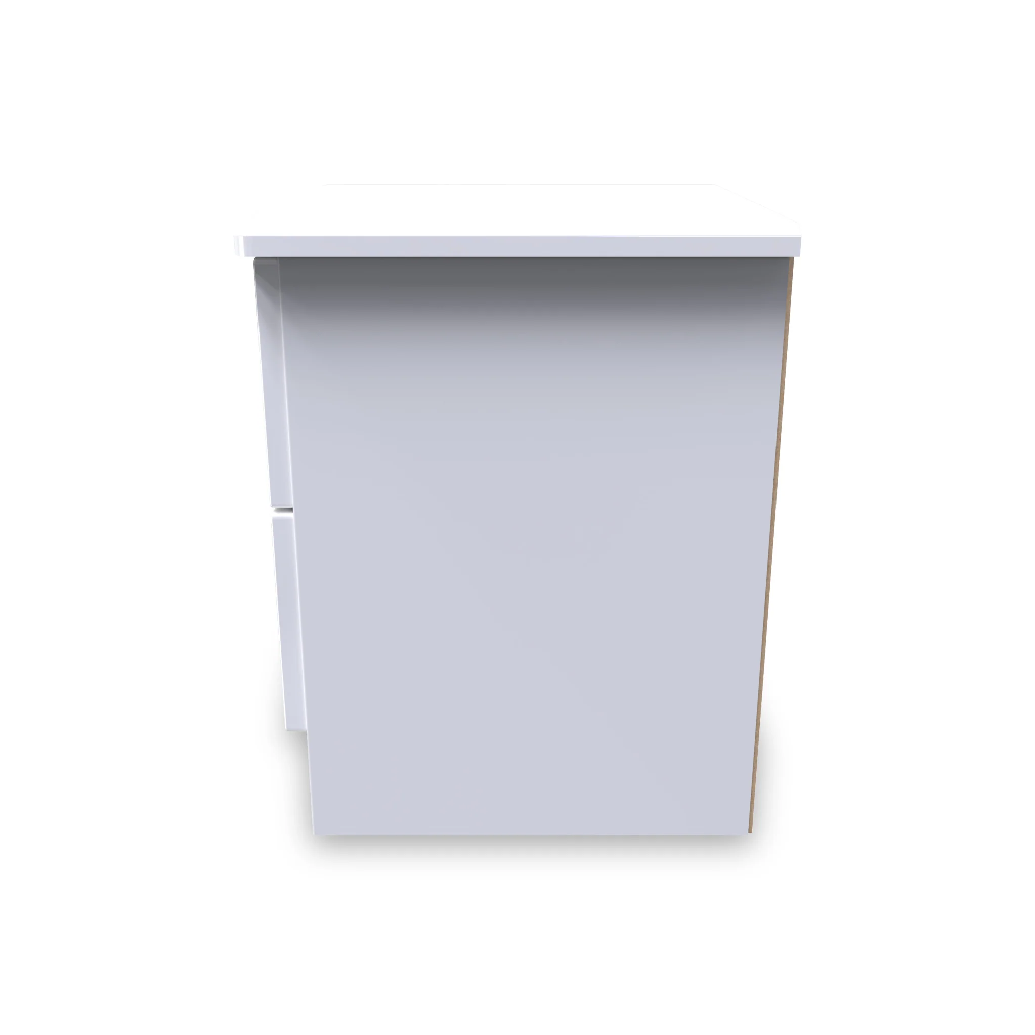 Beckett Gloss 2 Drawer Bedside Cabinet - Image 5