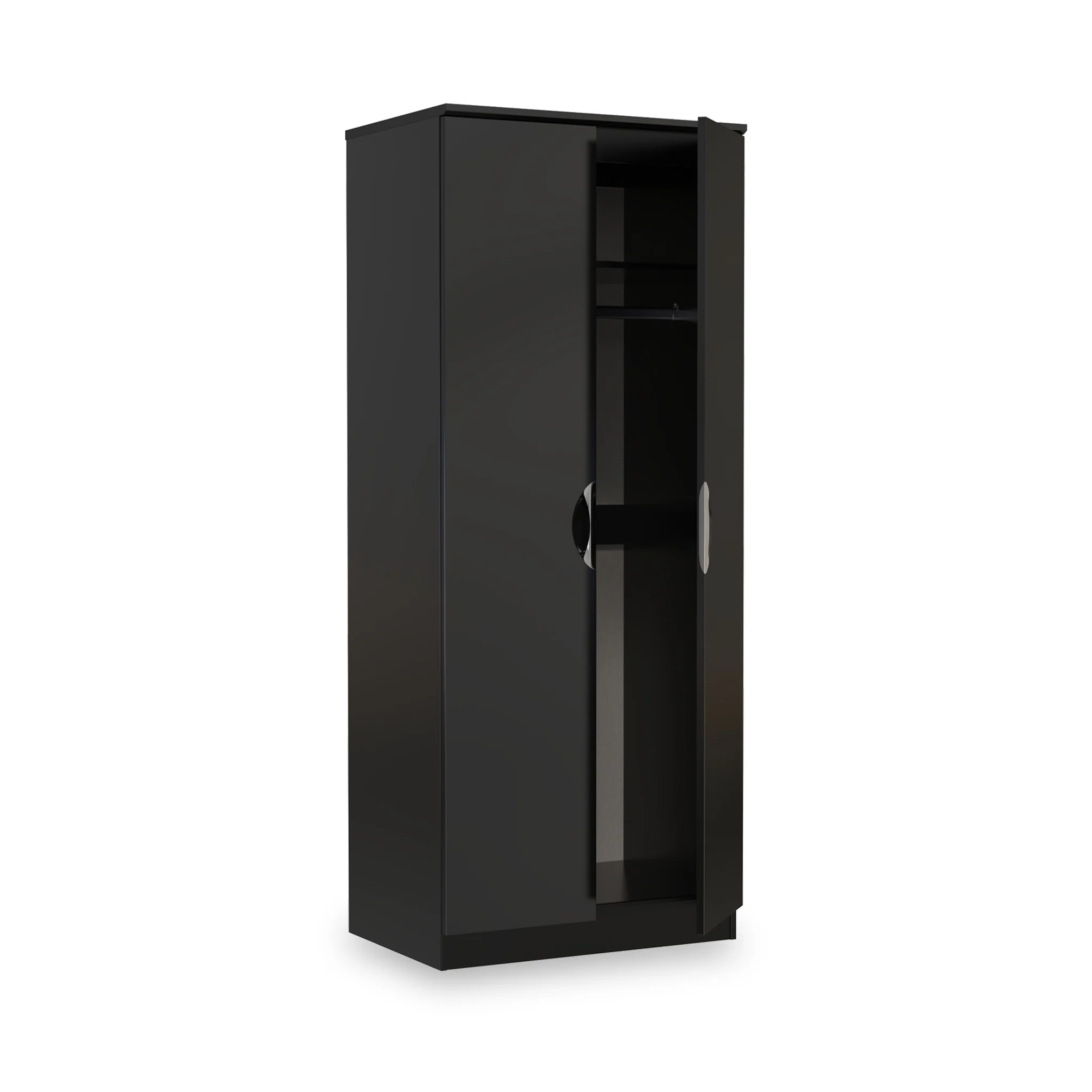 Beckett Gloss 2 Door Wardrobe - Image 12
