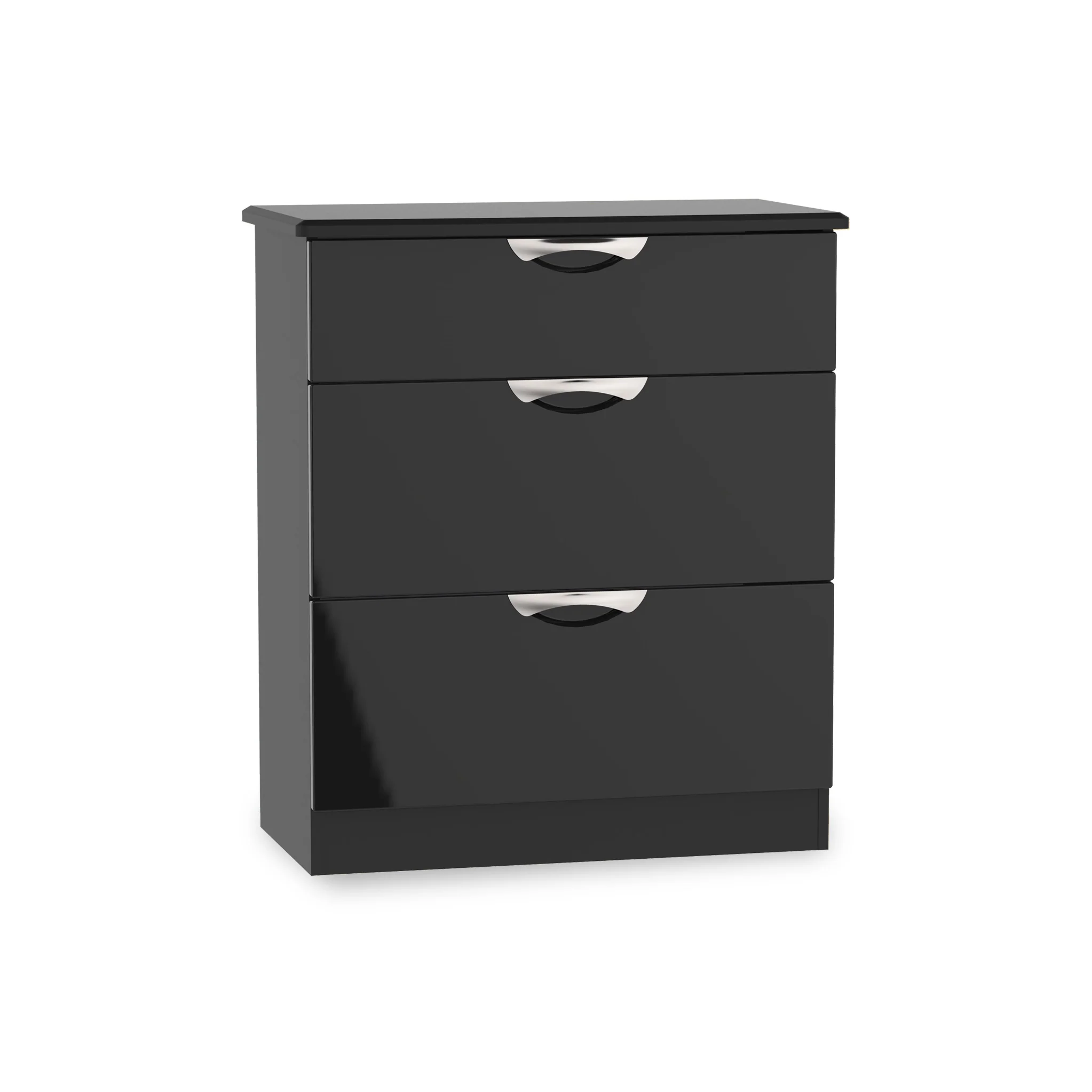 Beckett Gloss 3 Drawer Deep Chest - Image 5