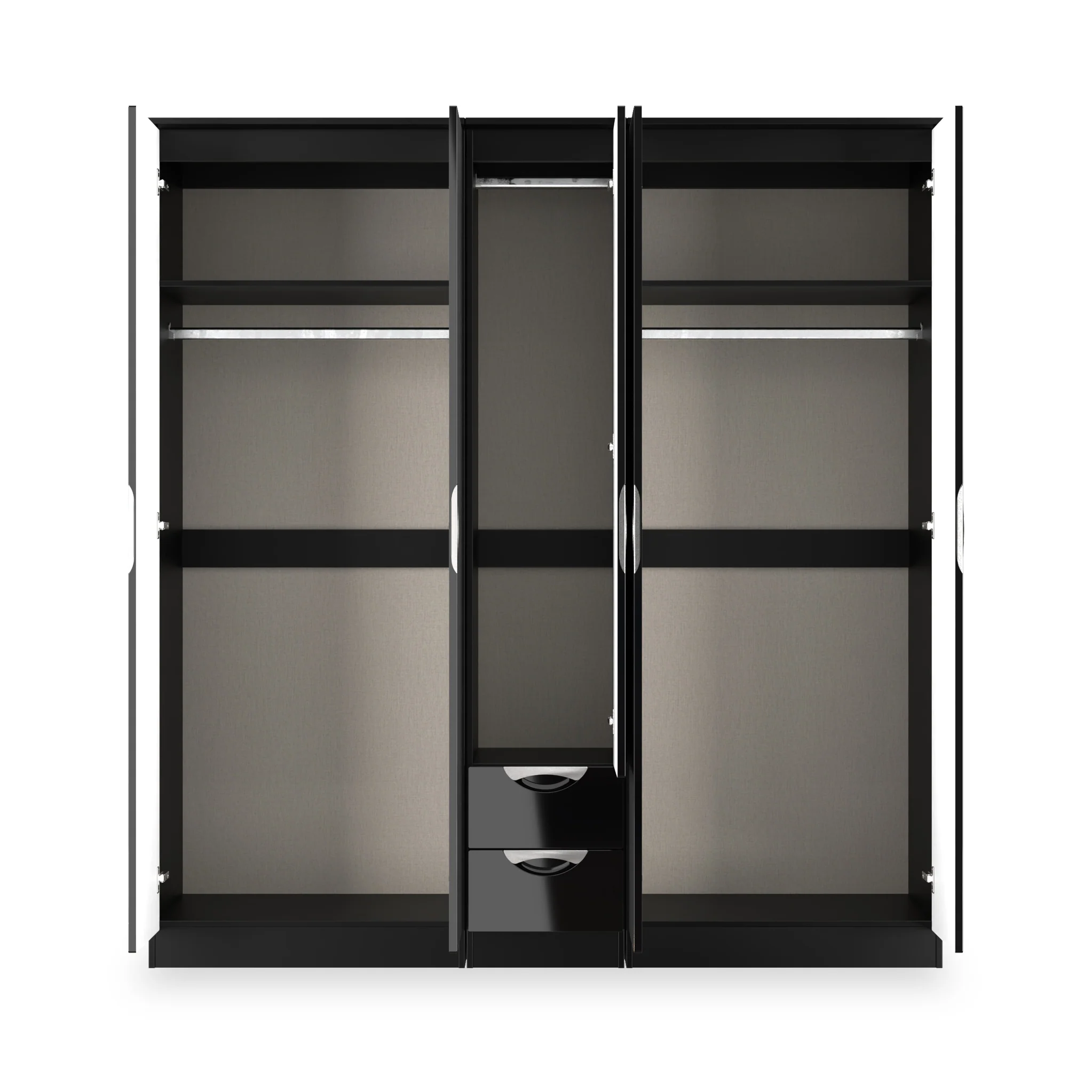Beckett 5 Door 2 Drawer Wardrobe - Image 11