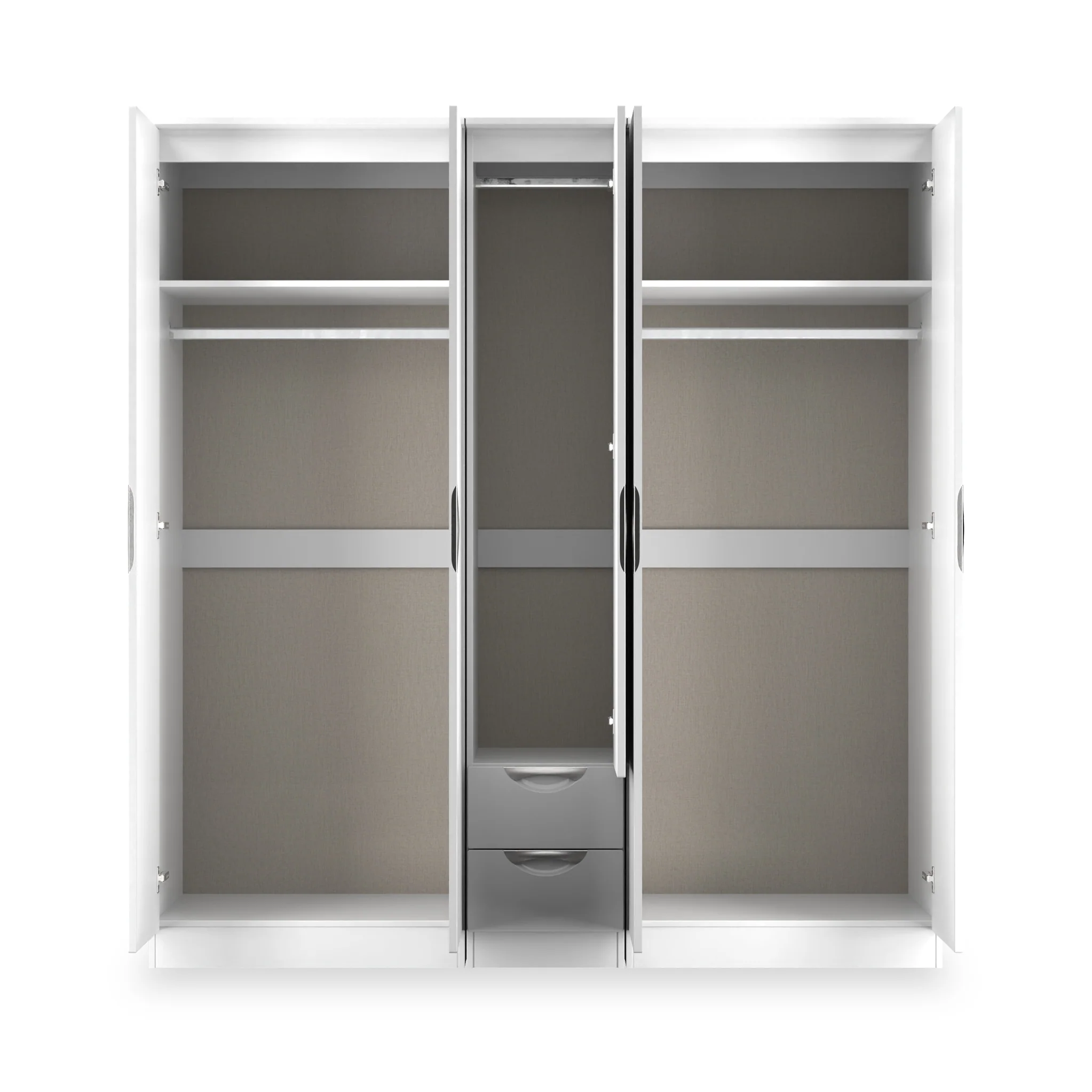 Beckett 5 Door 2 Drawer Wardrobe - Image 18