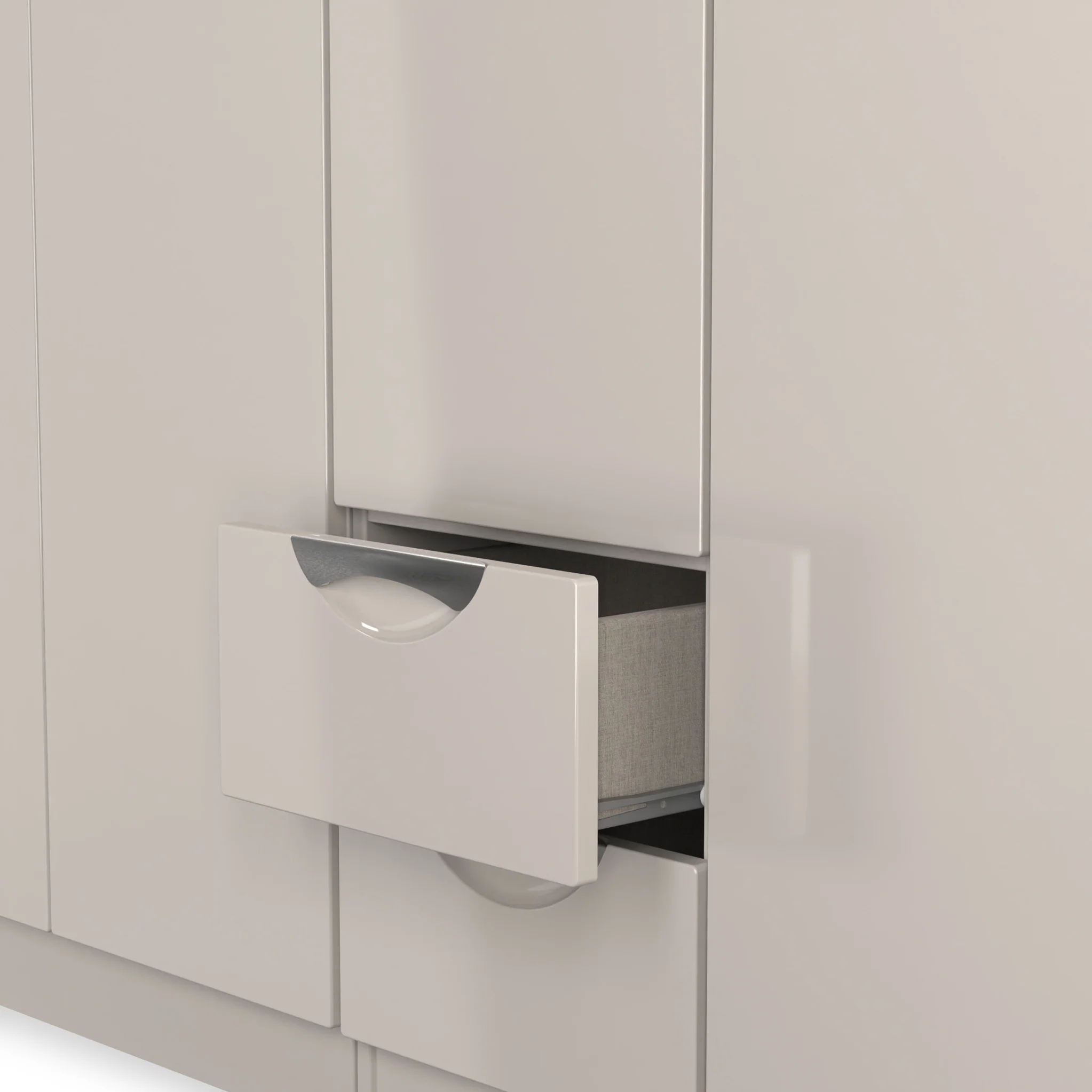 Beckett 5 Door 2 Drawer Wardrobe - Image 6